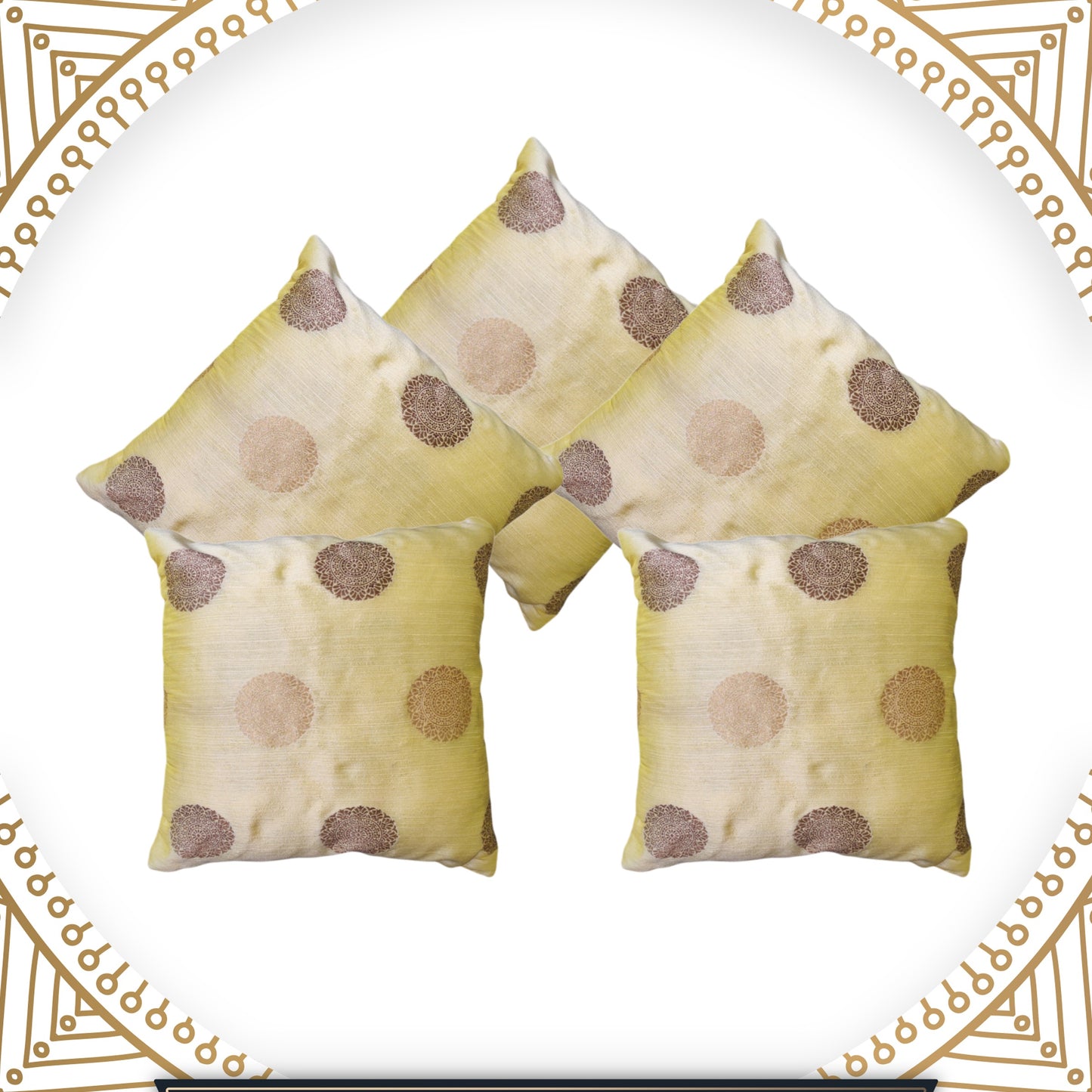 Antique Mulberry Silk Cushion Cover
