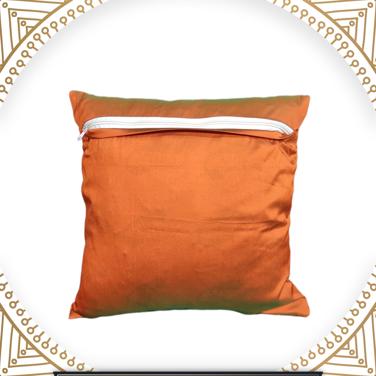Beautiful Broker Zari Gola Sofa Cushion Cover