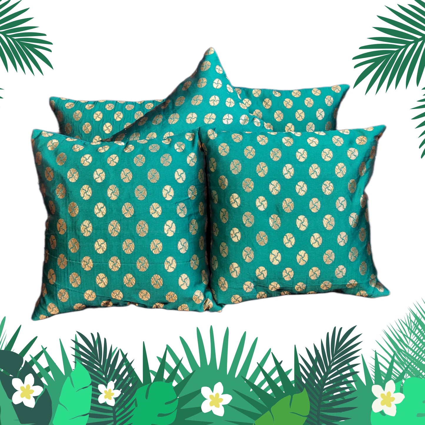 Beautiful Gola Broket Sofa Cushion Cover