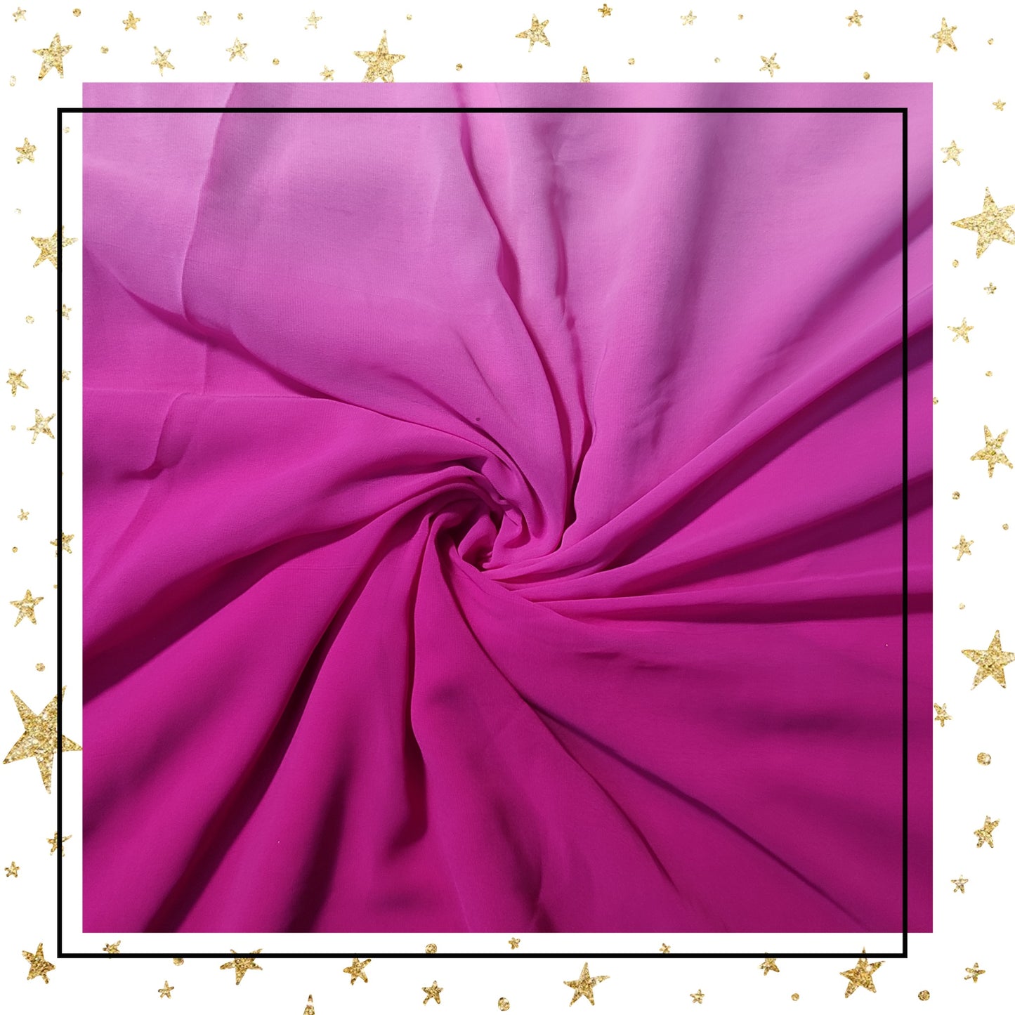 Lovely Shaded Georgette Fabric (Price For 6 Meter)