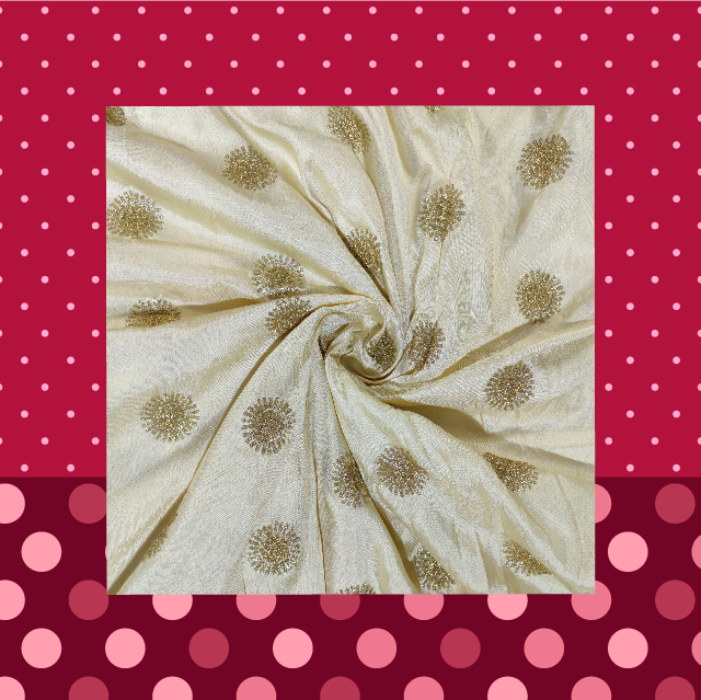 Zorba Sequence Embroidery Fabric