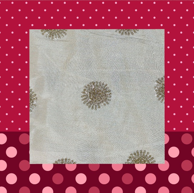 Zorba Sequence Embroidery Fabric