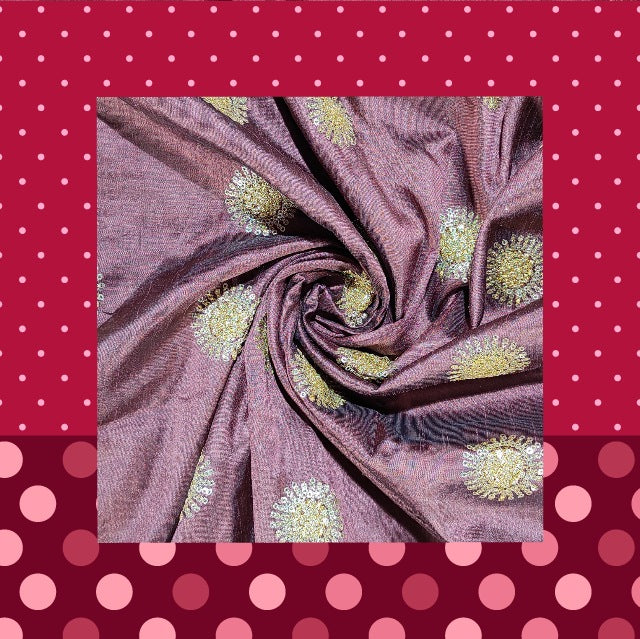 Zorba Sequence Embroidery Fabric