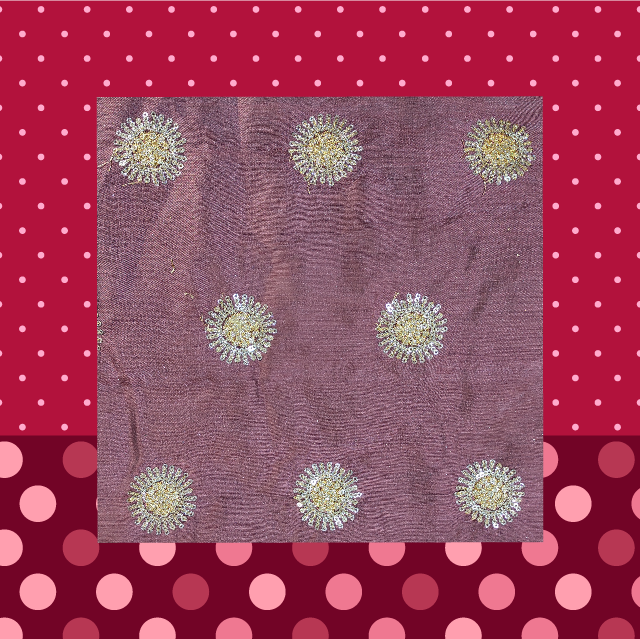 Zorba Sequence Embroidery Fabric