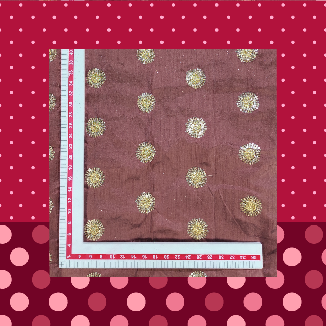Zorba Sequence Embroidery Fabric