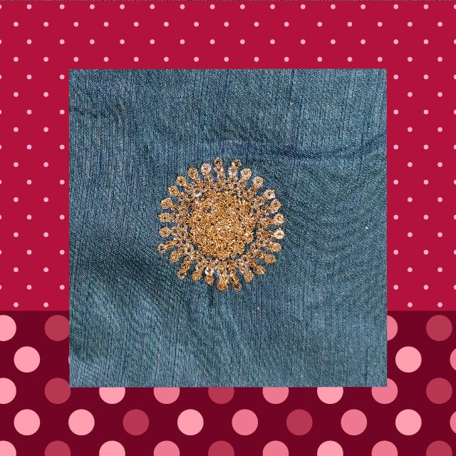 Zorba Sequence Embroidery Fabric
