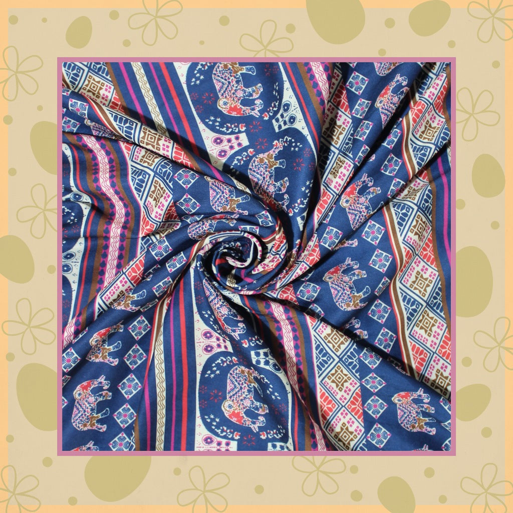 Digital Print On Knitting 2 Way Lycra (FW-58")