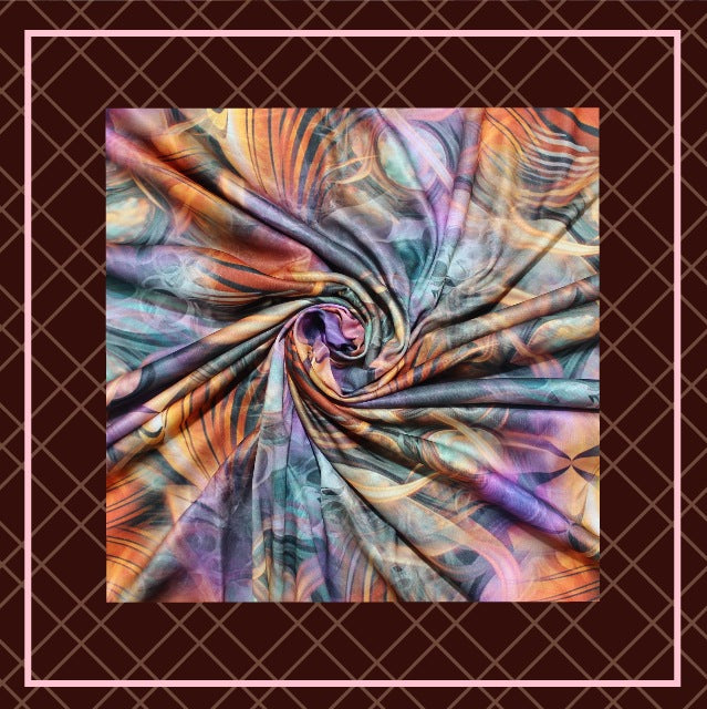Digital Print On Knitting 2 Way Lycra (FW-58")