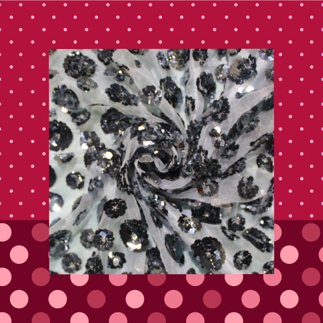 Heavy Sequence Flower Design On Net