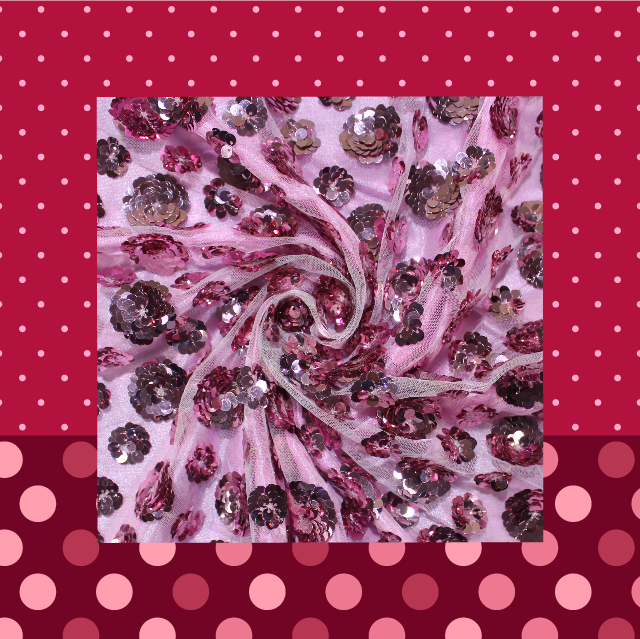 Heavy Sequence Flower Design On Net