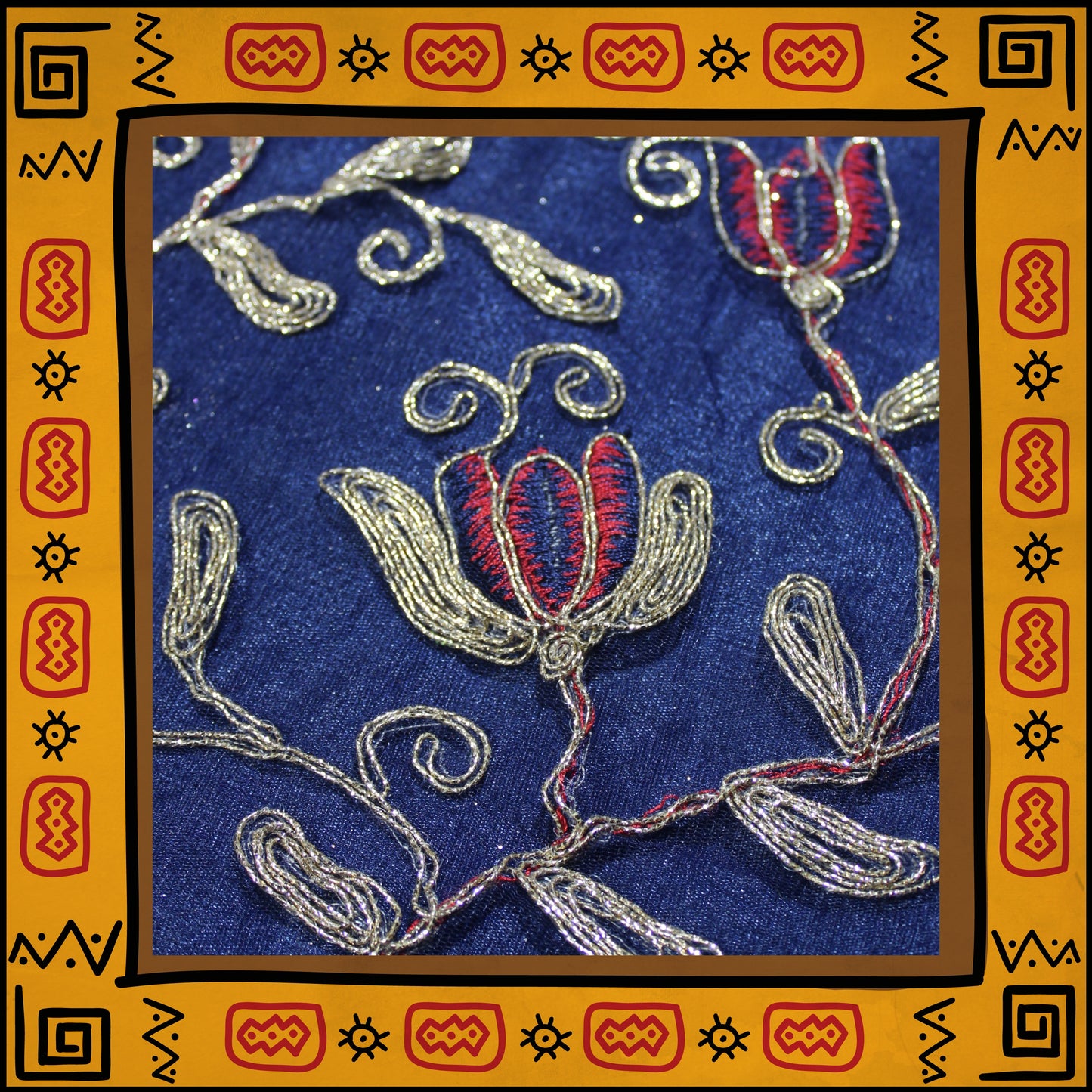 Multi Codding Work Flower Jaal On Net