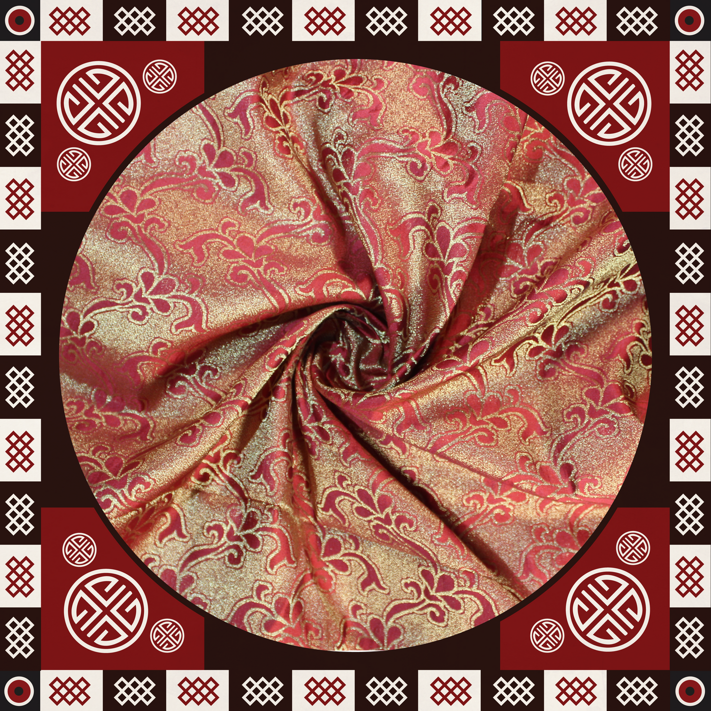 Golden Zari Banarasi Jaquard