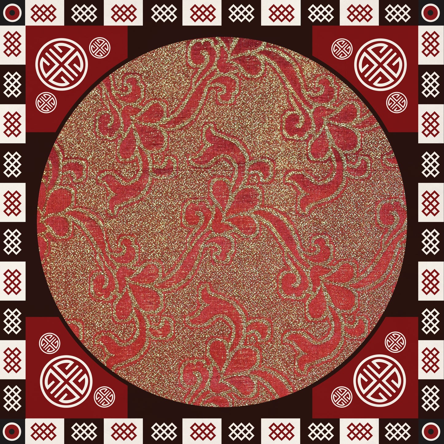 Golden Zari Banarasi Jaquard