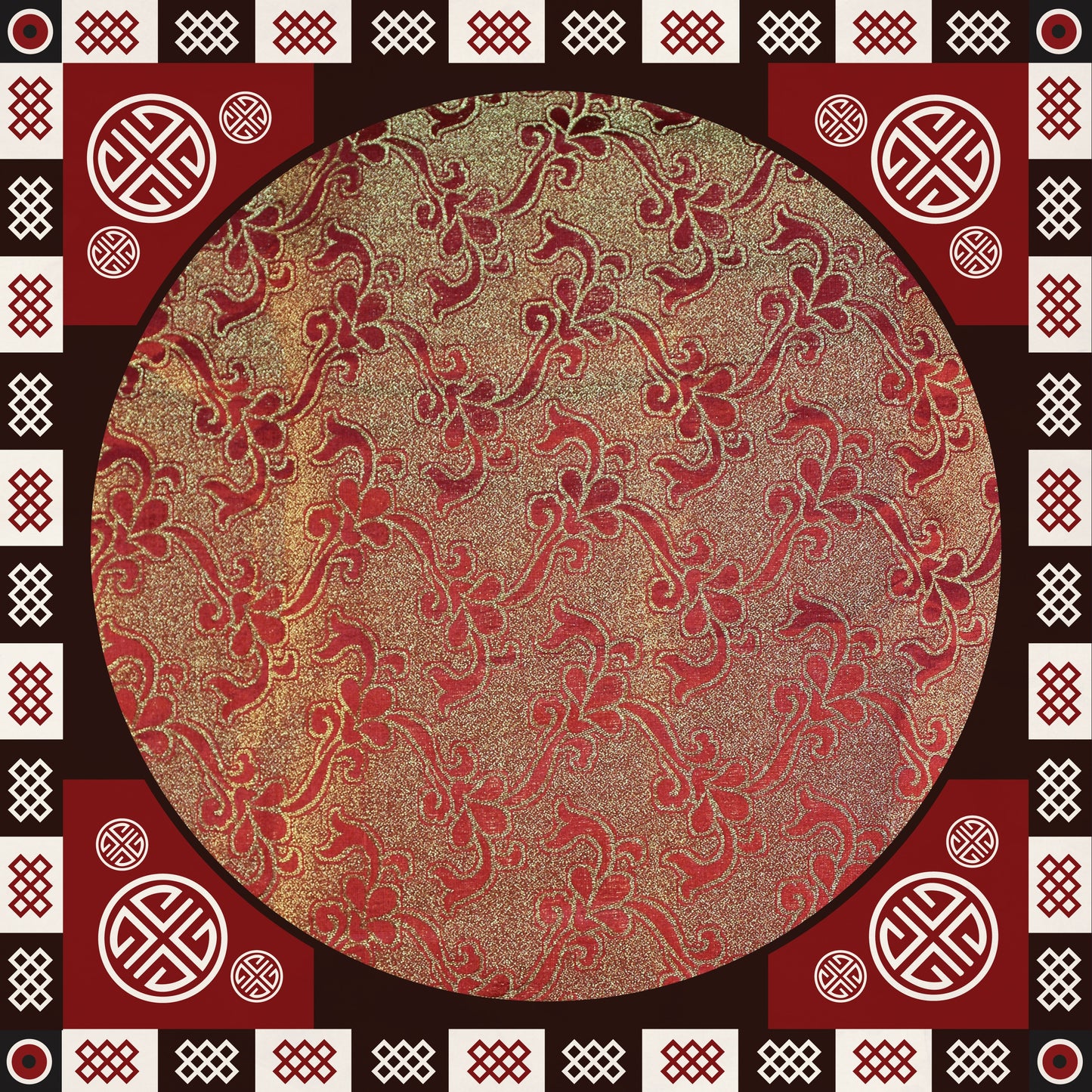 Golden Zari Banarasi Jaquard