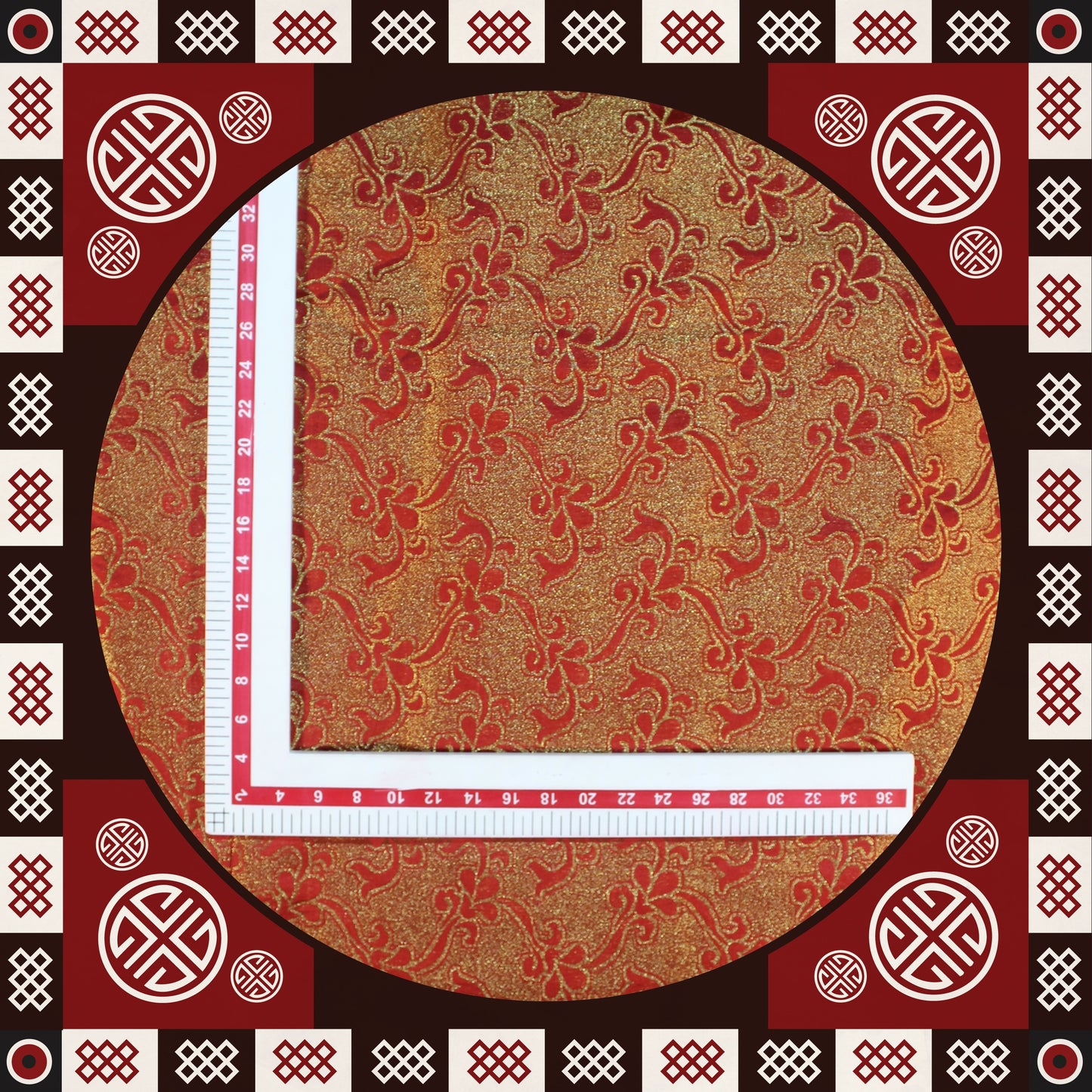 Golden Zari Banarasi Jaquard