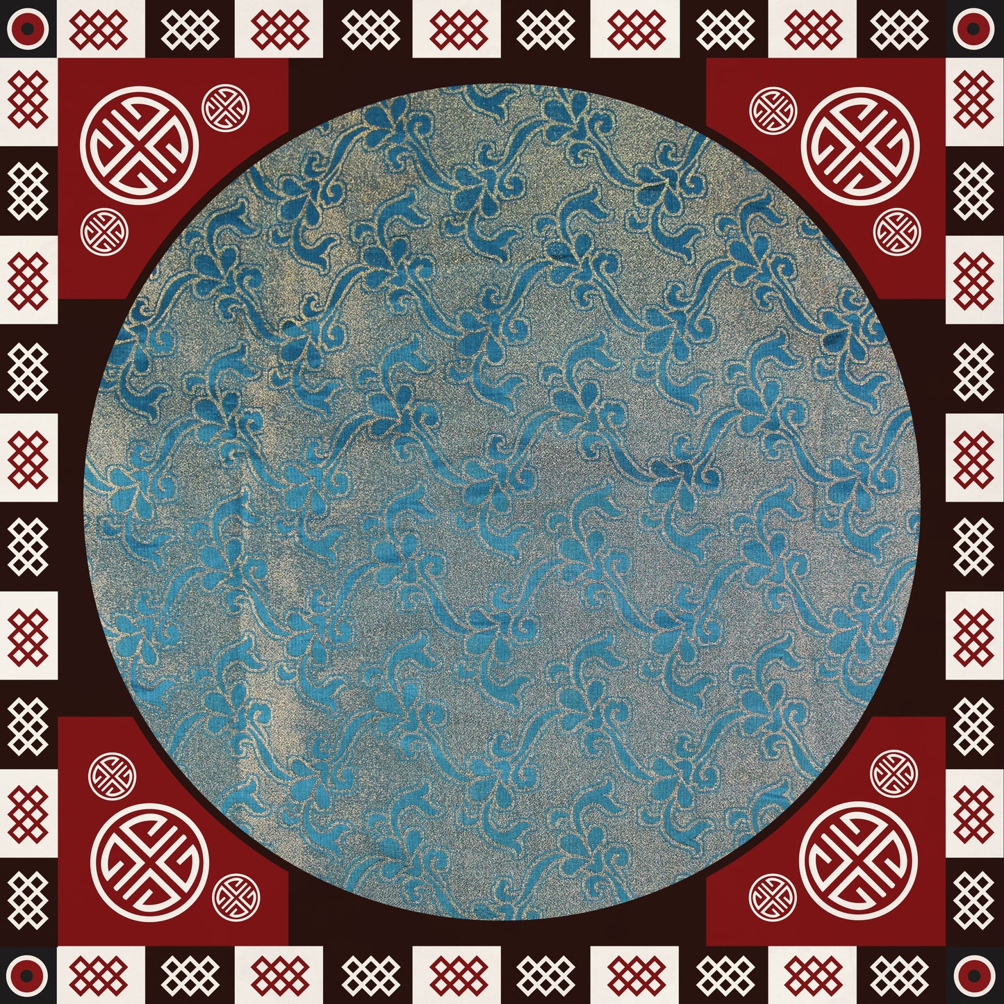 Golden Zari Banarasi Jaquard