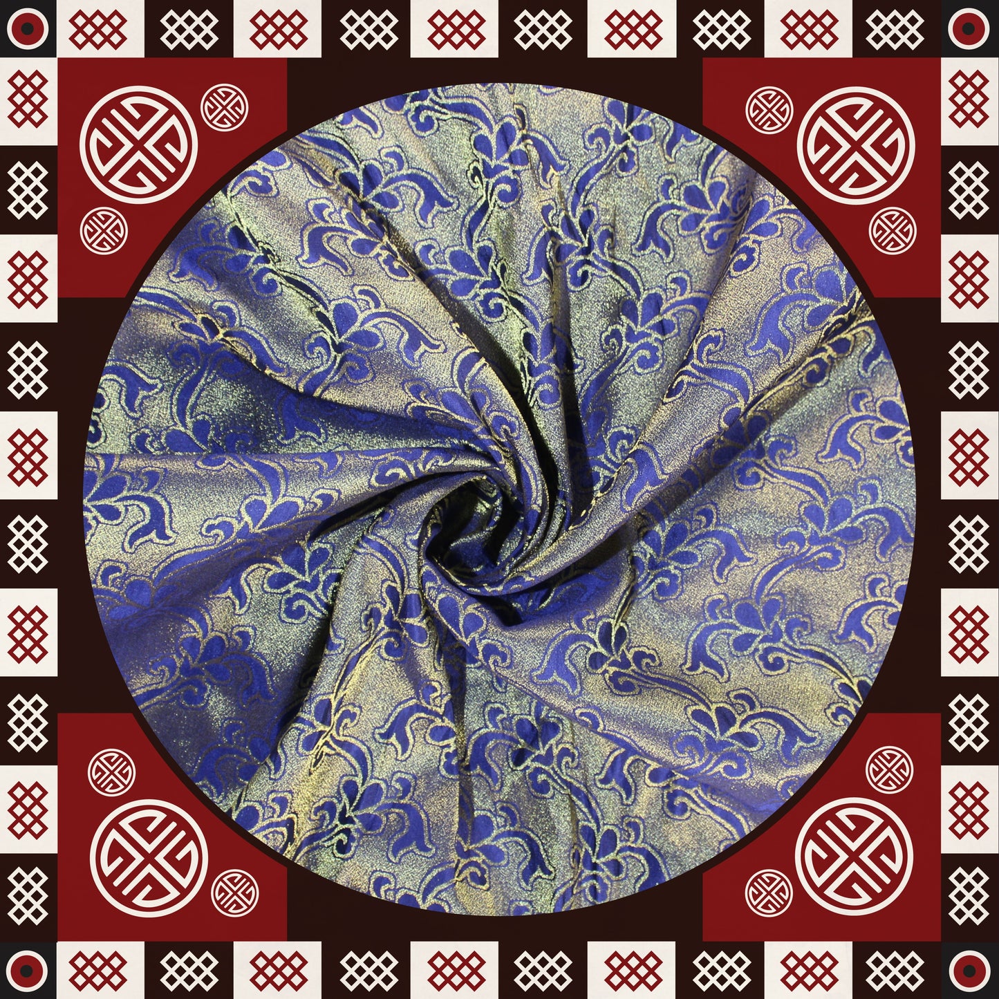 Golden Zari Banarasi Jaquard