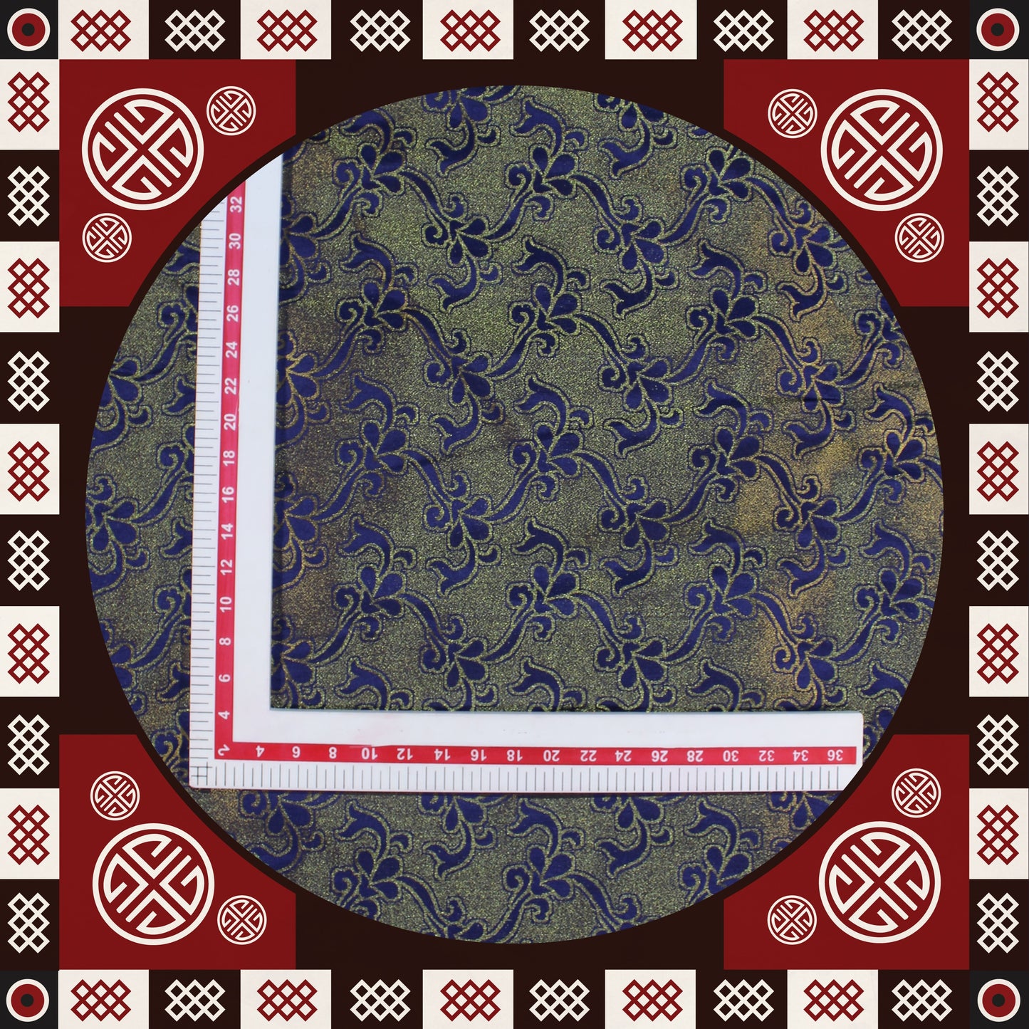 Golden Zari Banarasi Jaquard