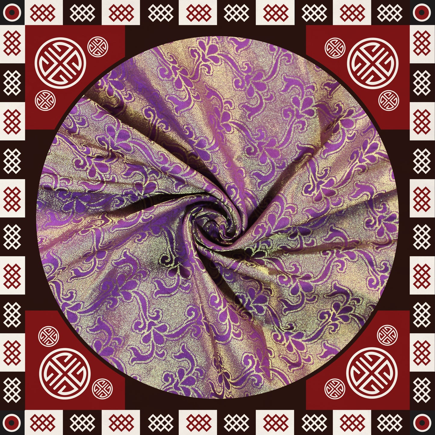 Golden Zari Banarasi Jaquard