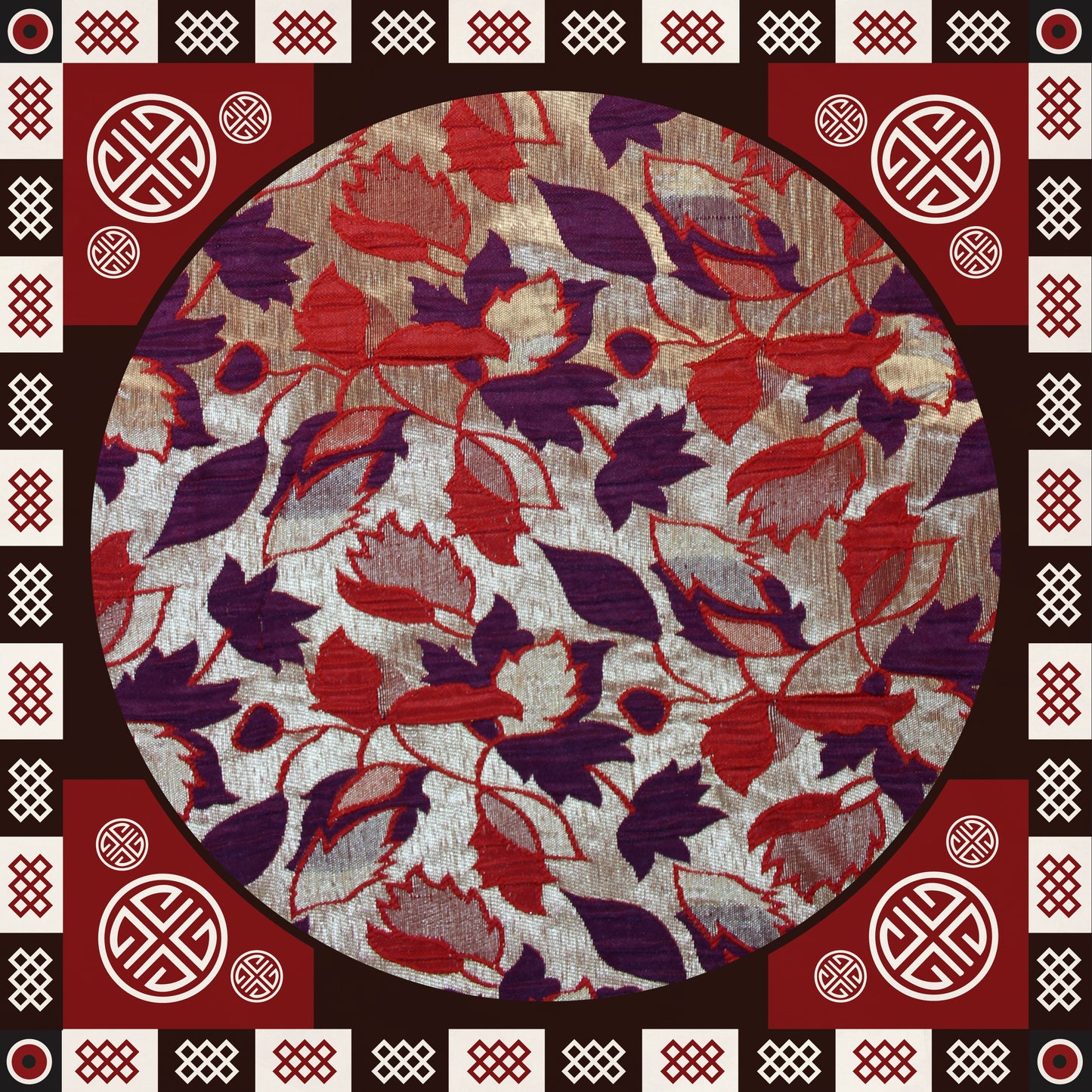 Double Cloth Rinkle Patti Broket