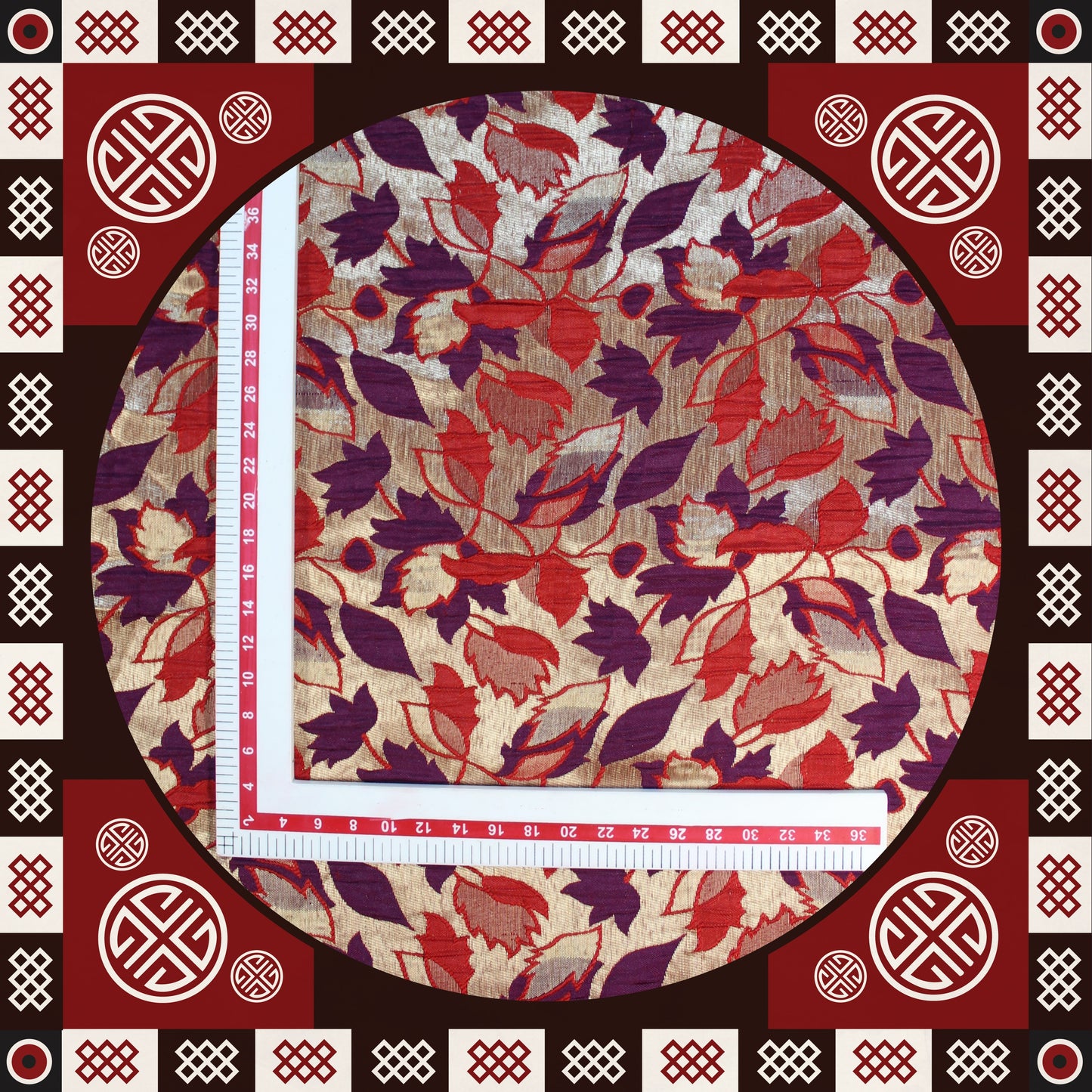 Double Cloth Rinkle Patti Broket