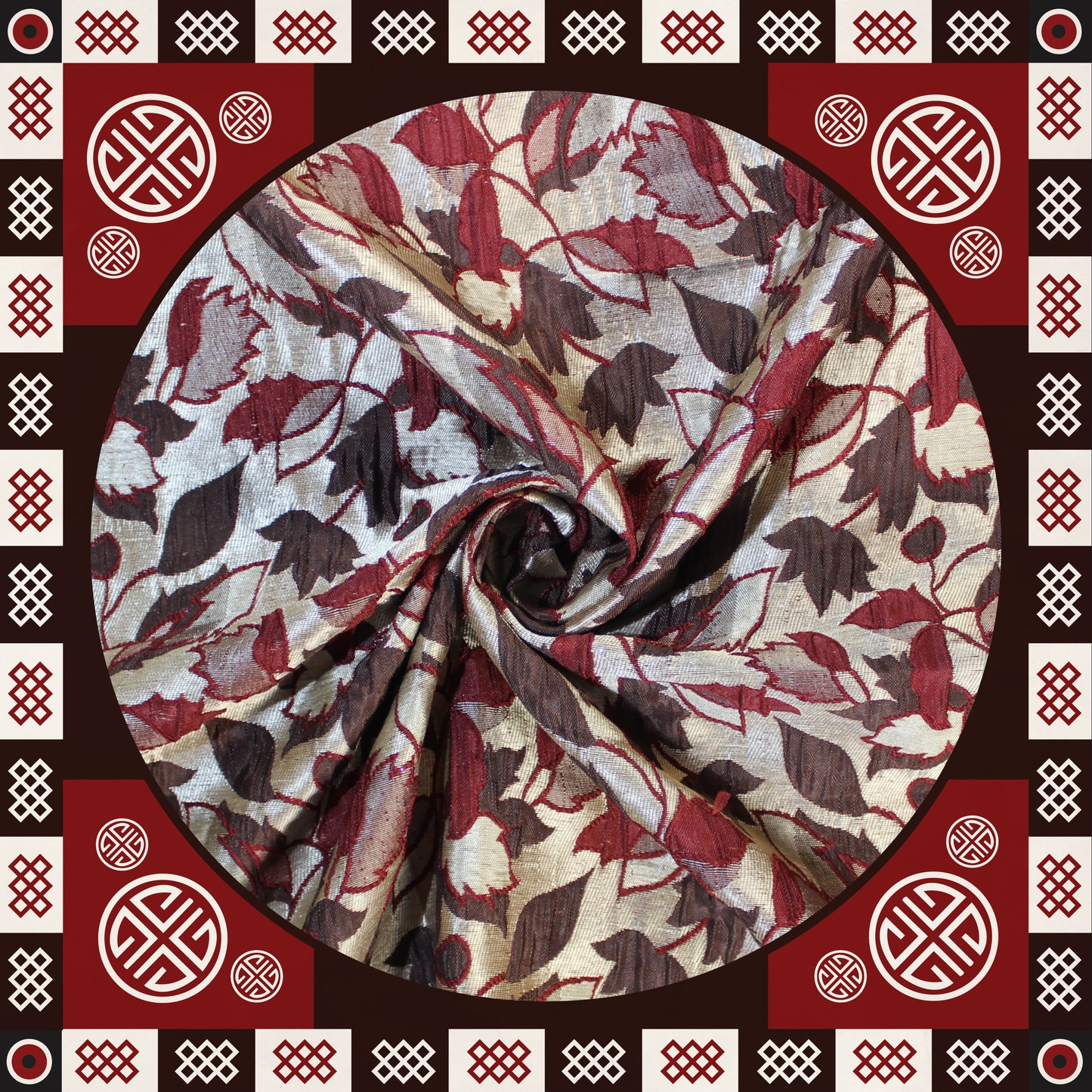 Double Cloth Rinkle Patti Broket