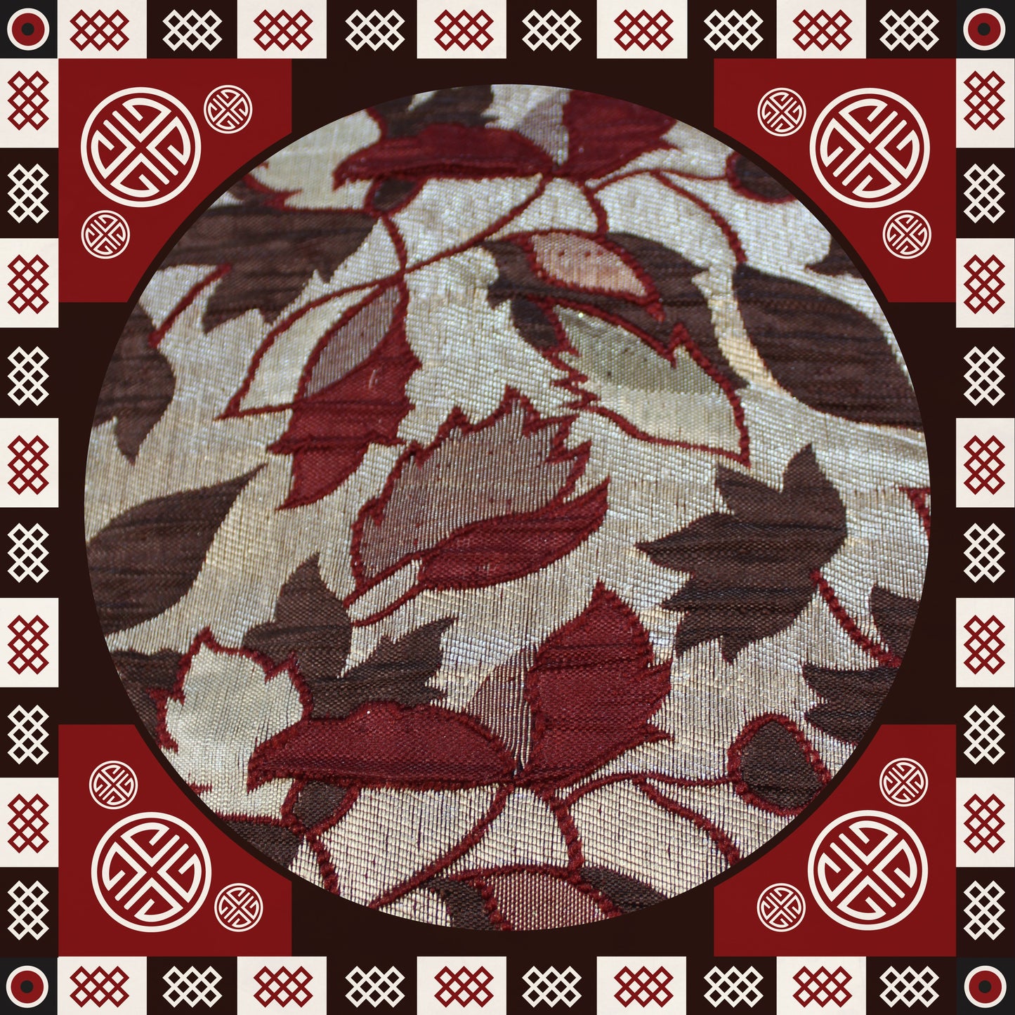 Double Cloth Rinkle Patti Broket