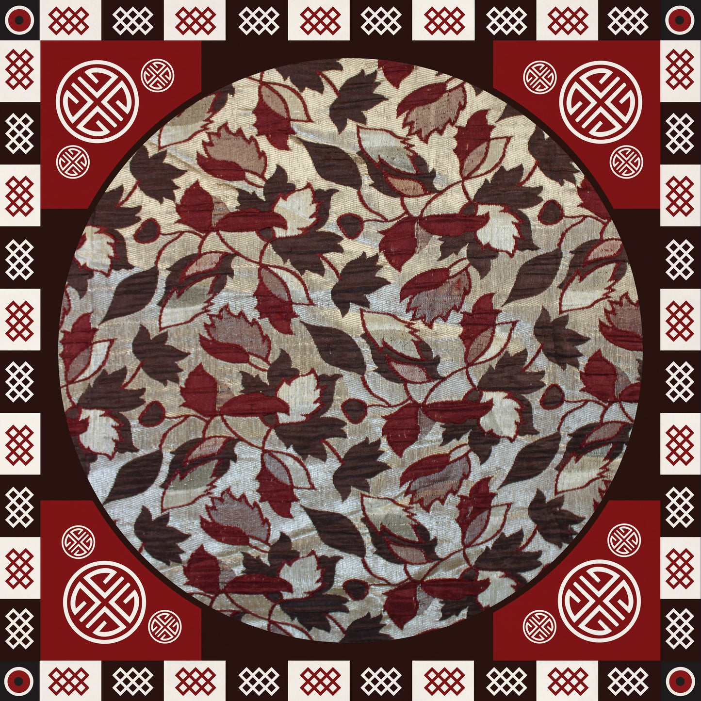 Double Cloth Rinkle Patti Broket