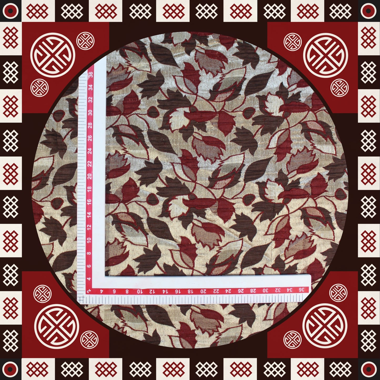 Double Cloth Rinkle Patti Broket