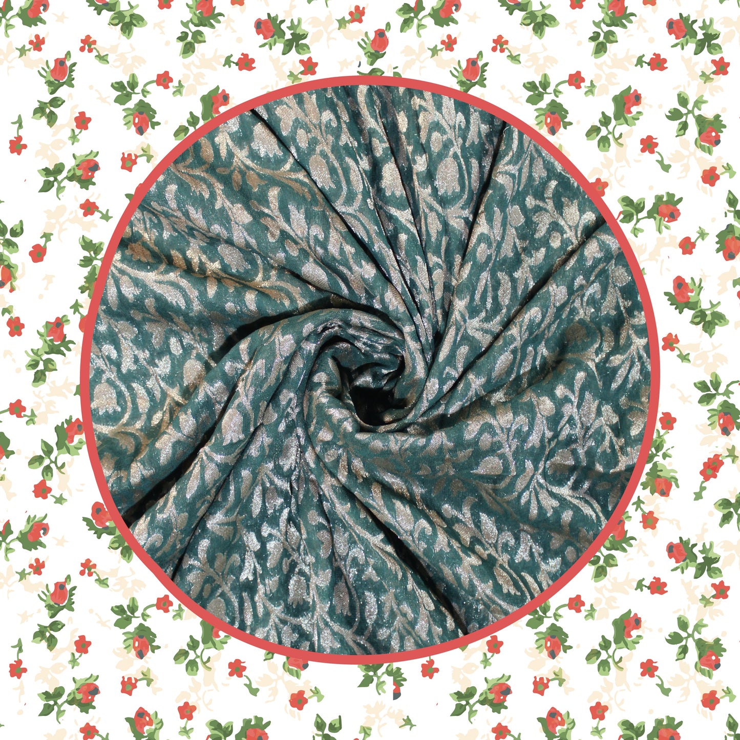 Viscose Georgette Zari Jaal