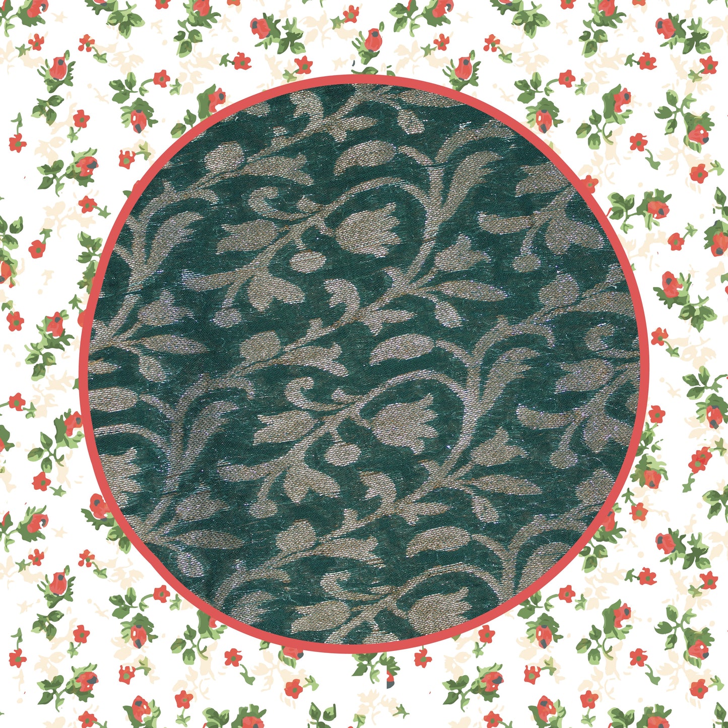 Viscose Georgette Zari Jaal