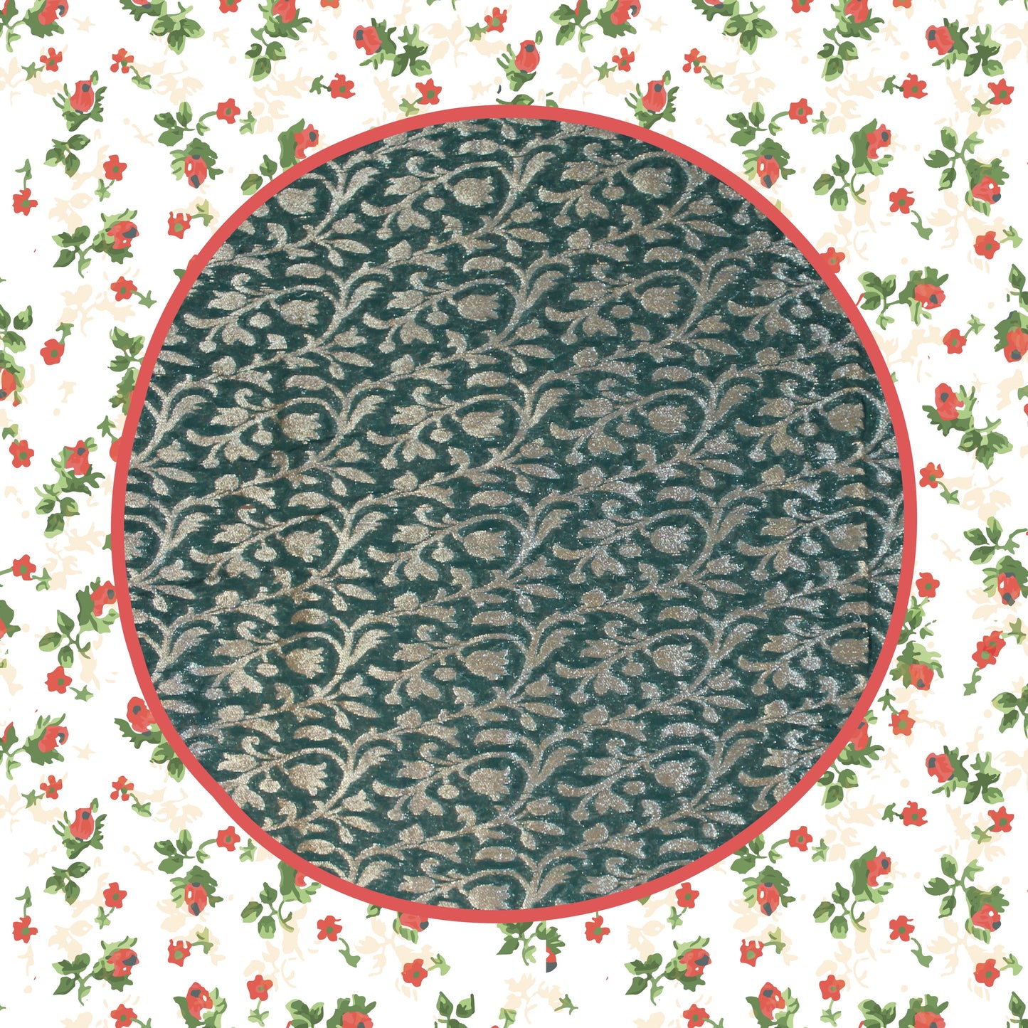 Viscose Georgette Zari Jaal