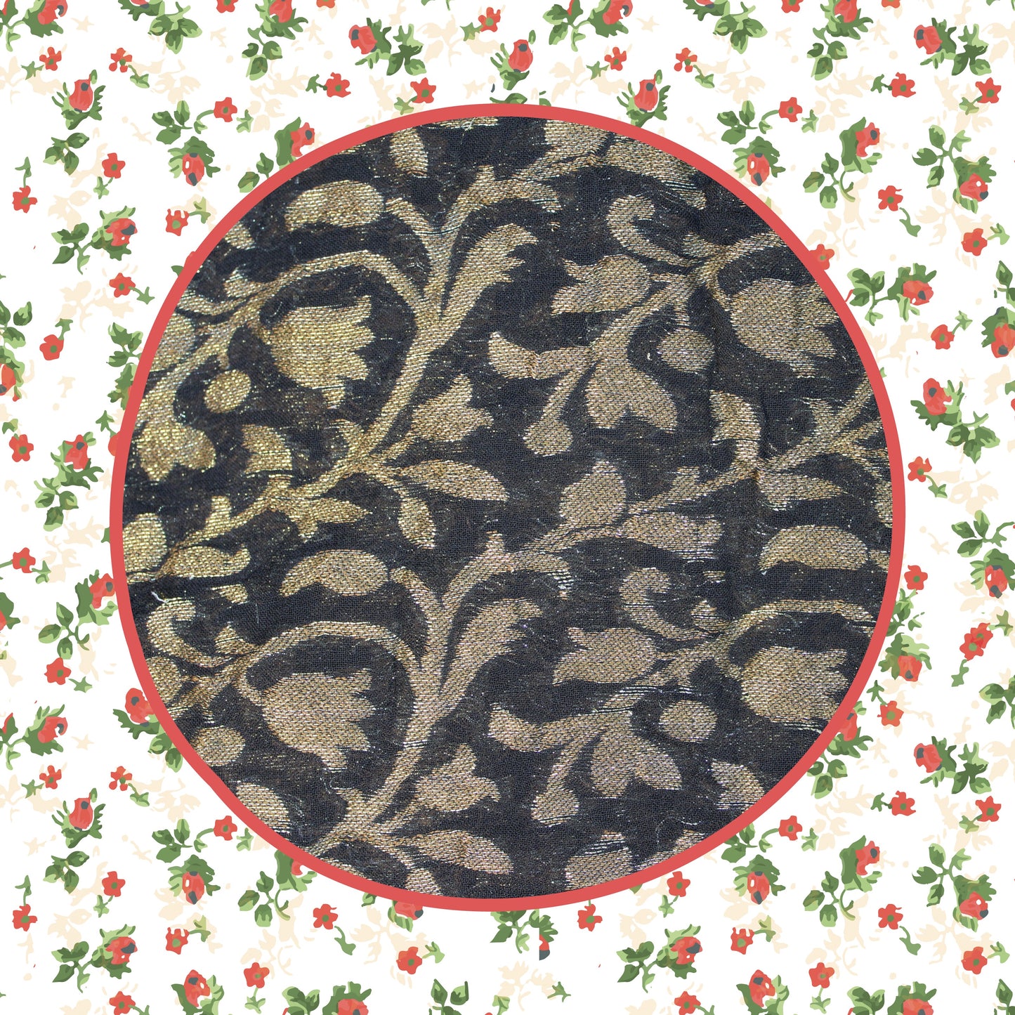 Viscose Georgette Zari Jaal