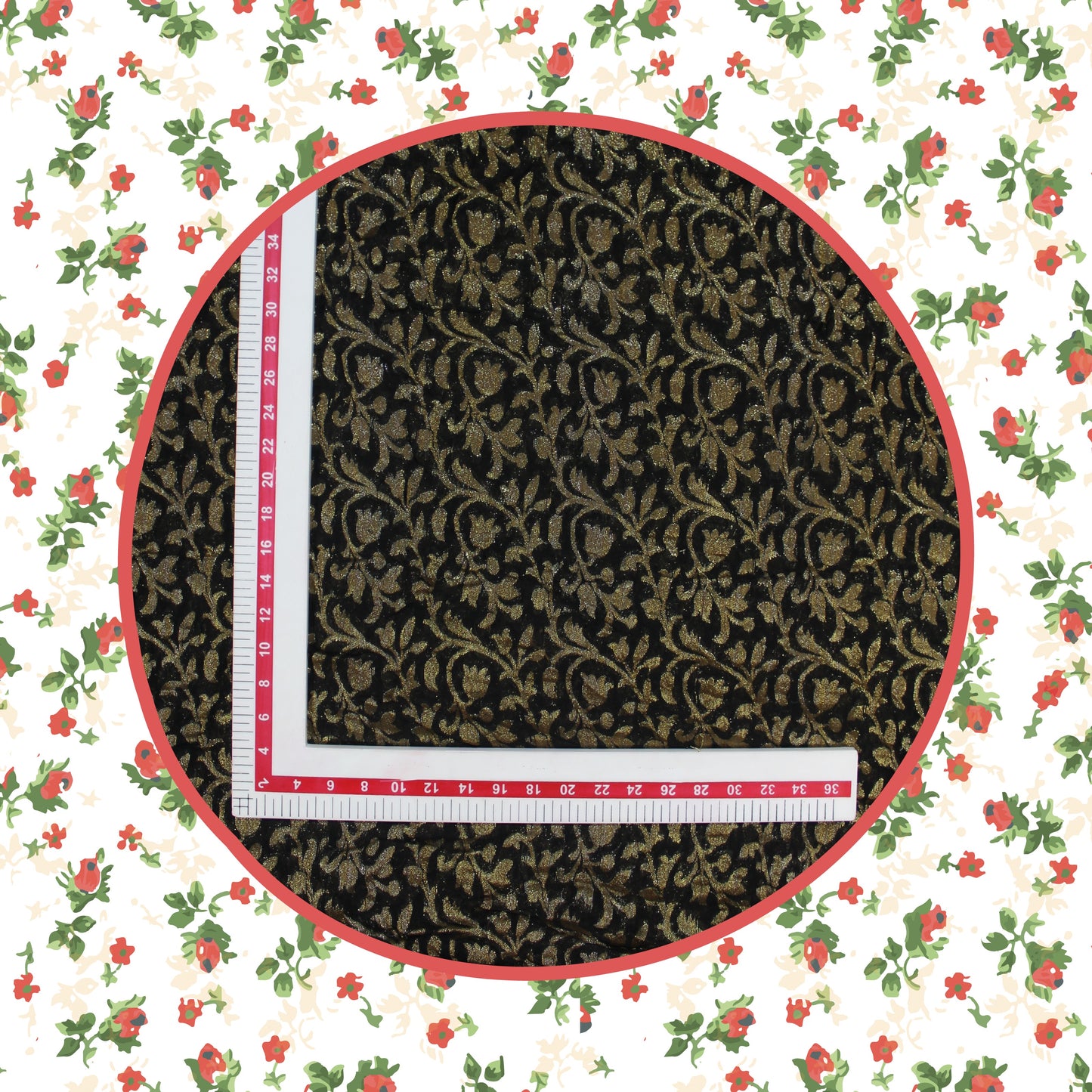 Viscose Georgette Zari Jaal