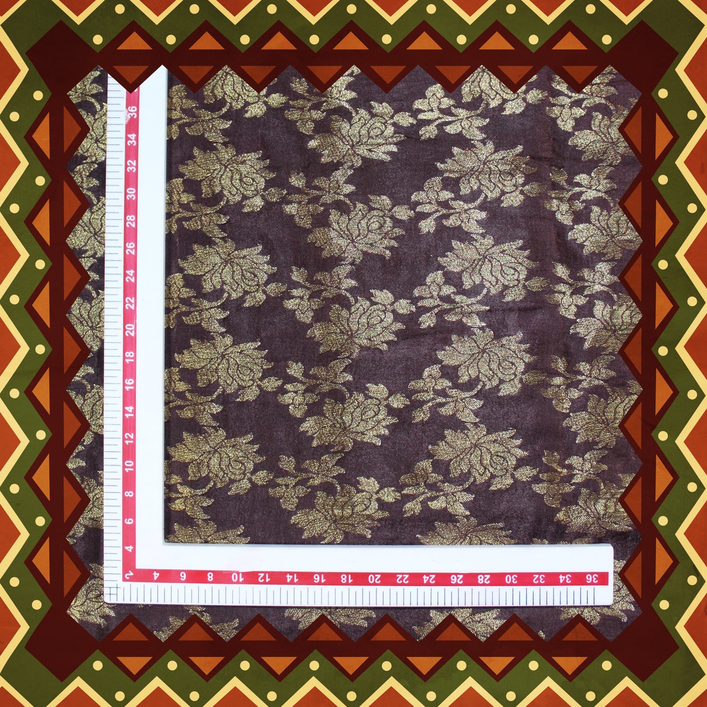 Satin Zari Jaal Jaquard