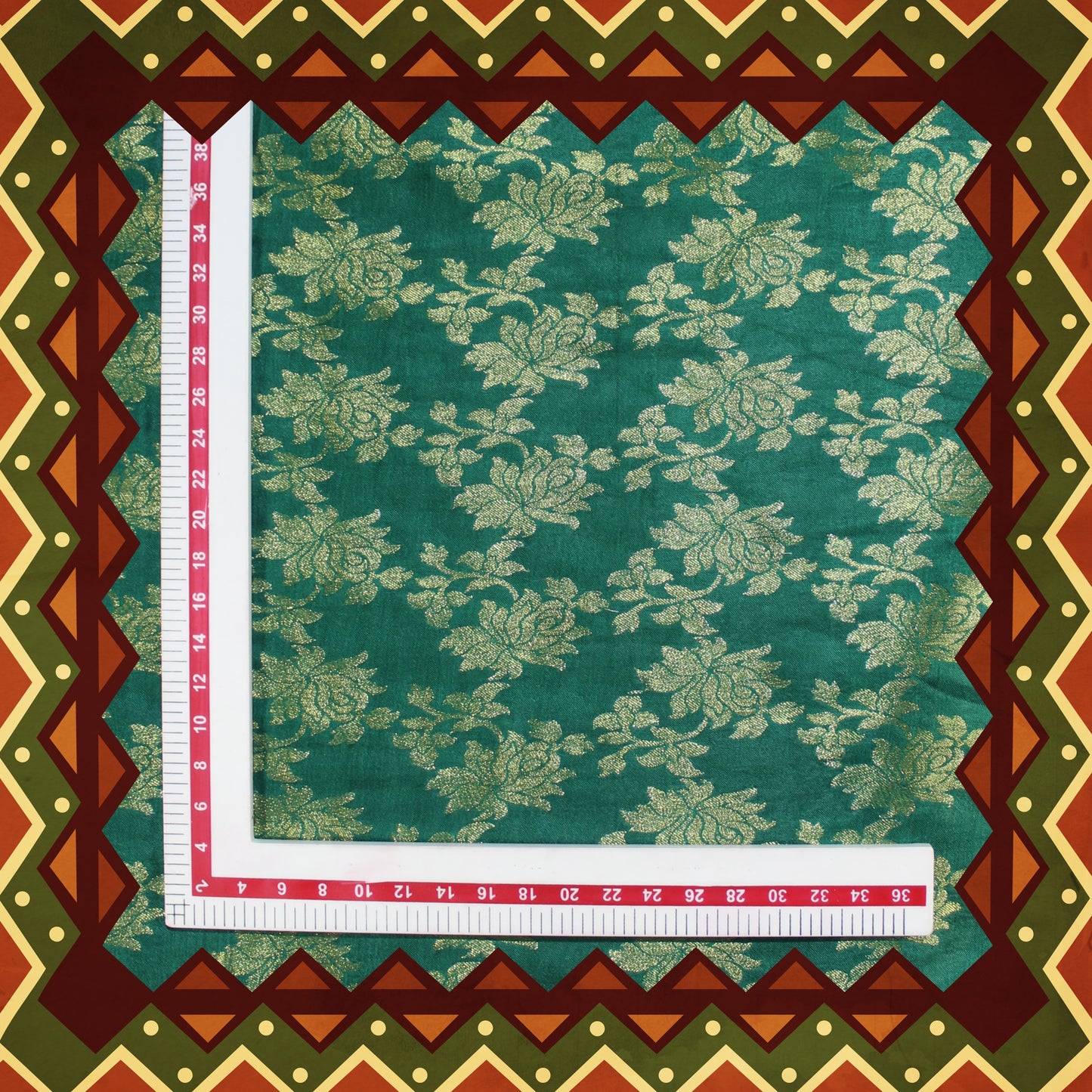 Satin Zari Jaal Jaquard