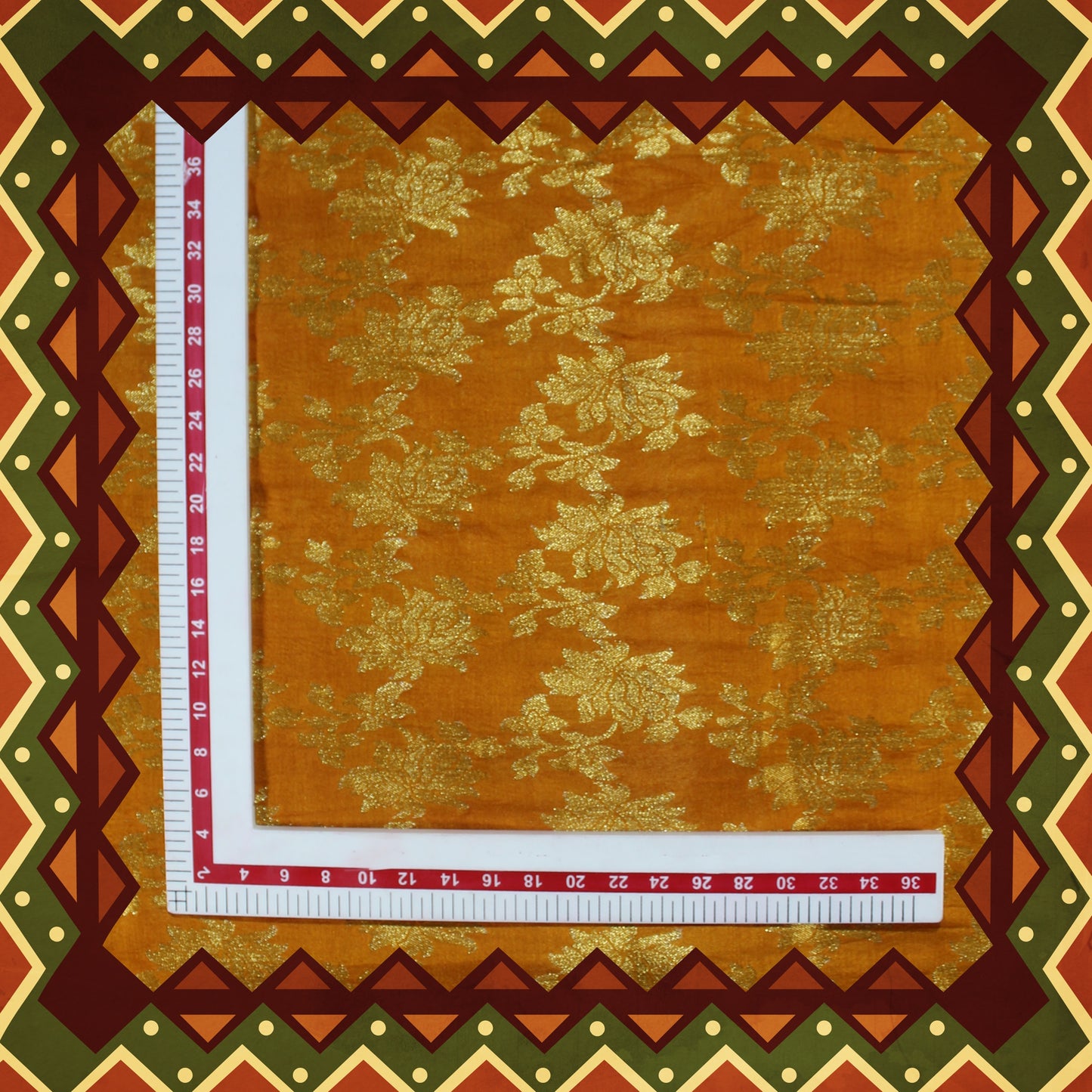Satin Zari Jaal Jaquard