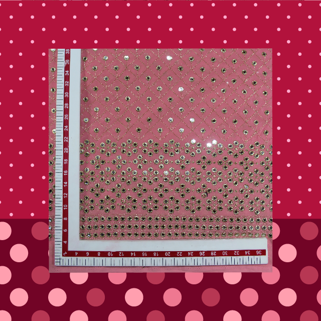 Sequence Zari Work Embroidery On Georgette