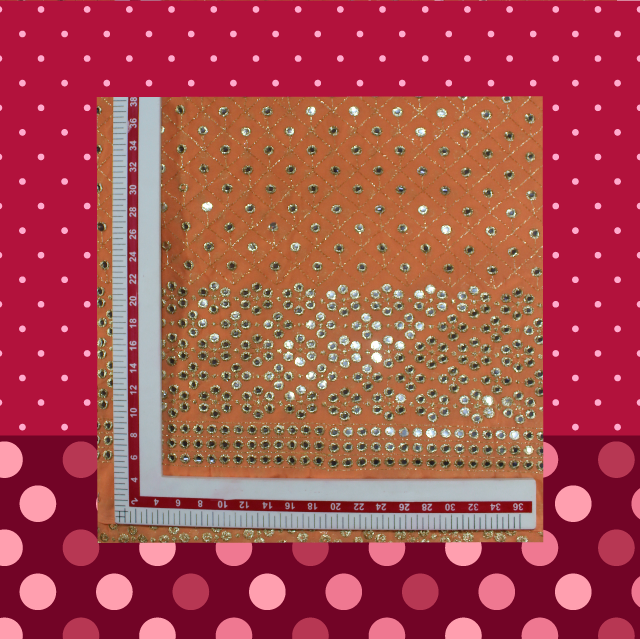 Sequence Zari Work Embroidery On Georgette