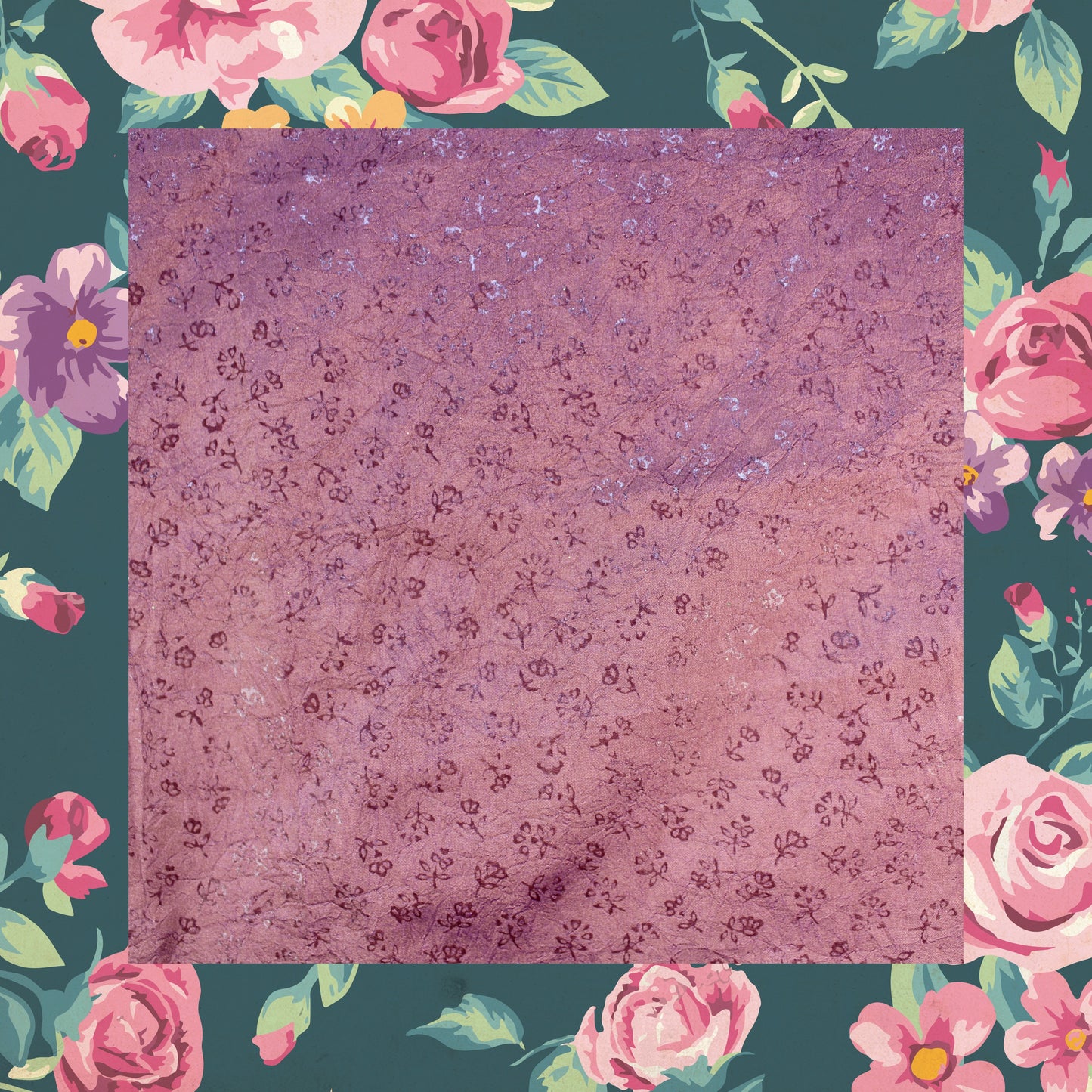Emboss Print On Two Tone Tafetta (FW-56")