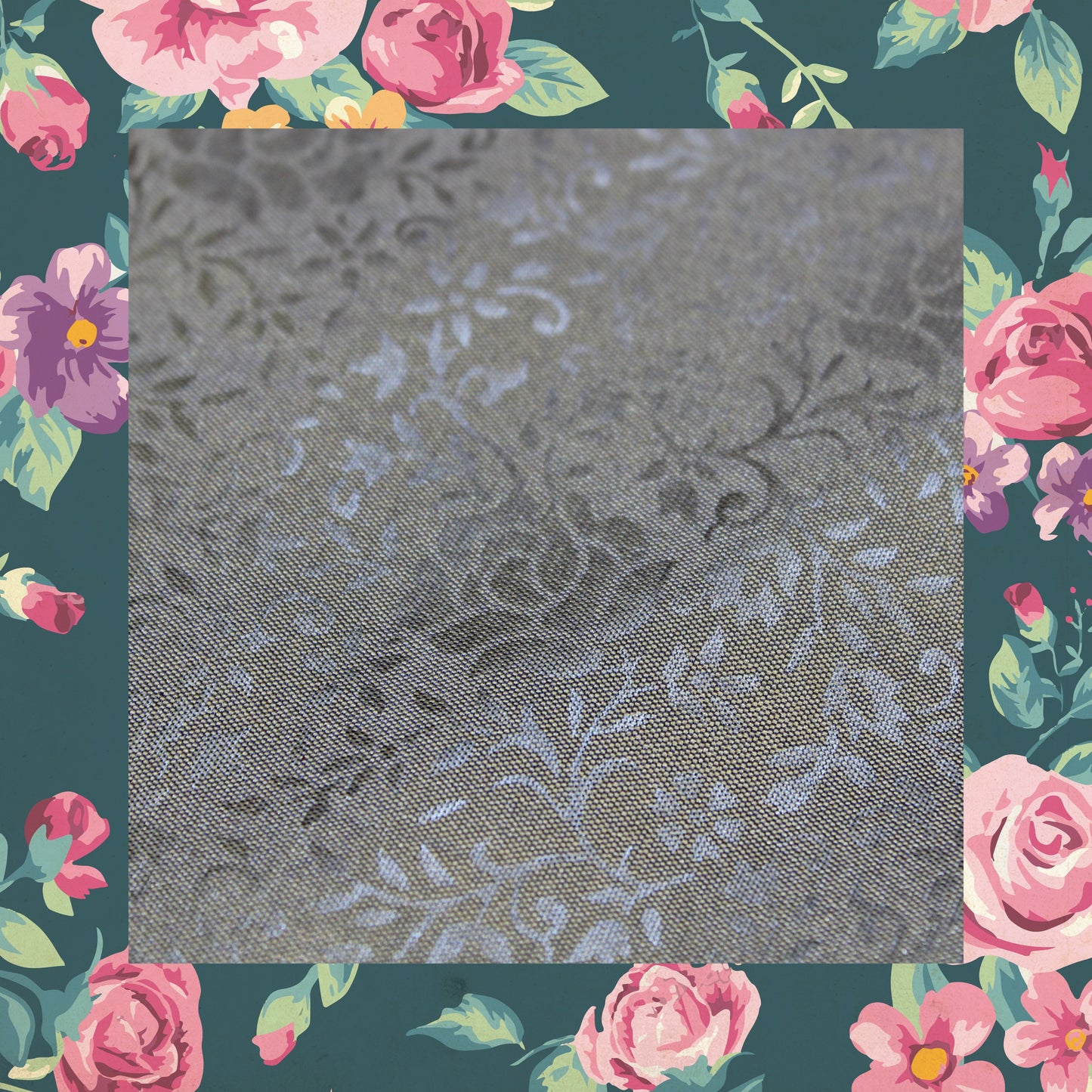Emboss Print On Two Tone Tafetta (FW-56")