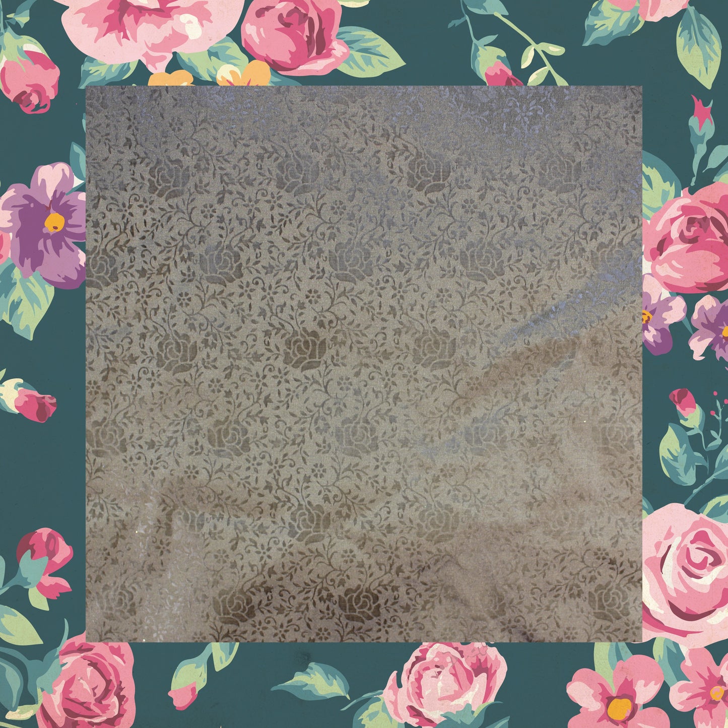 Emboss Print On Two Tone Tafetta (FW-56")