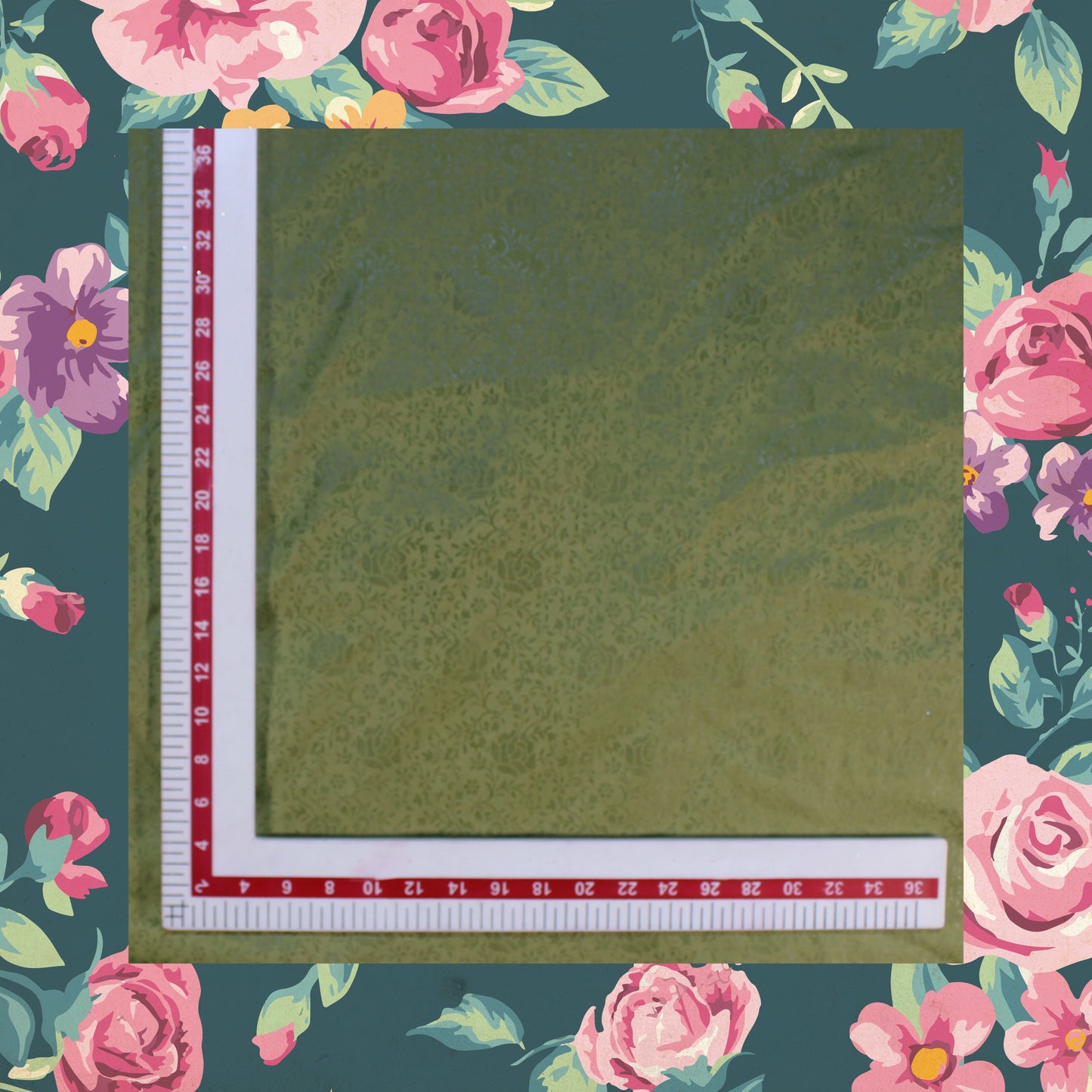 Emboss Print On Two Tone Tafetta (FW-56")
