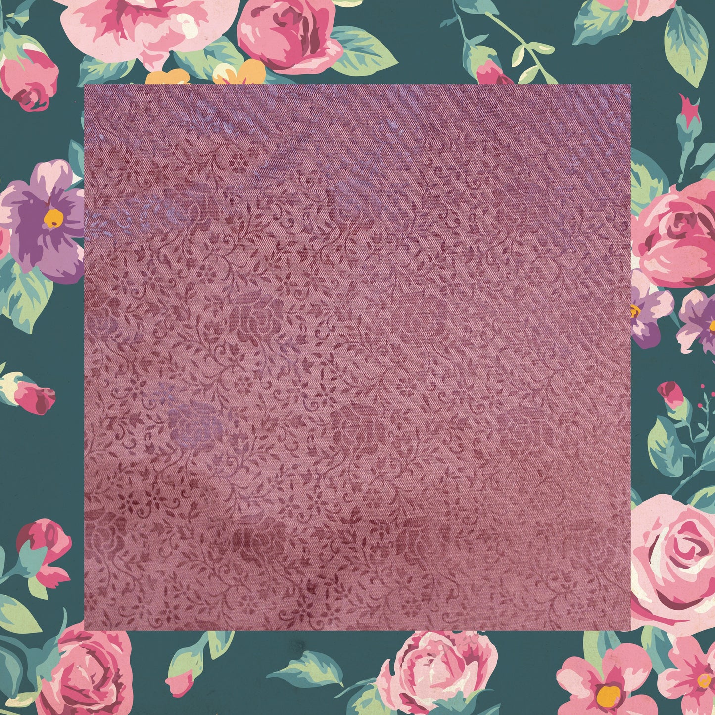 Emboss Print On Two Tone Tafetta (FW-56")