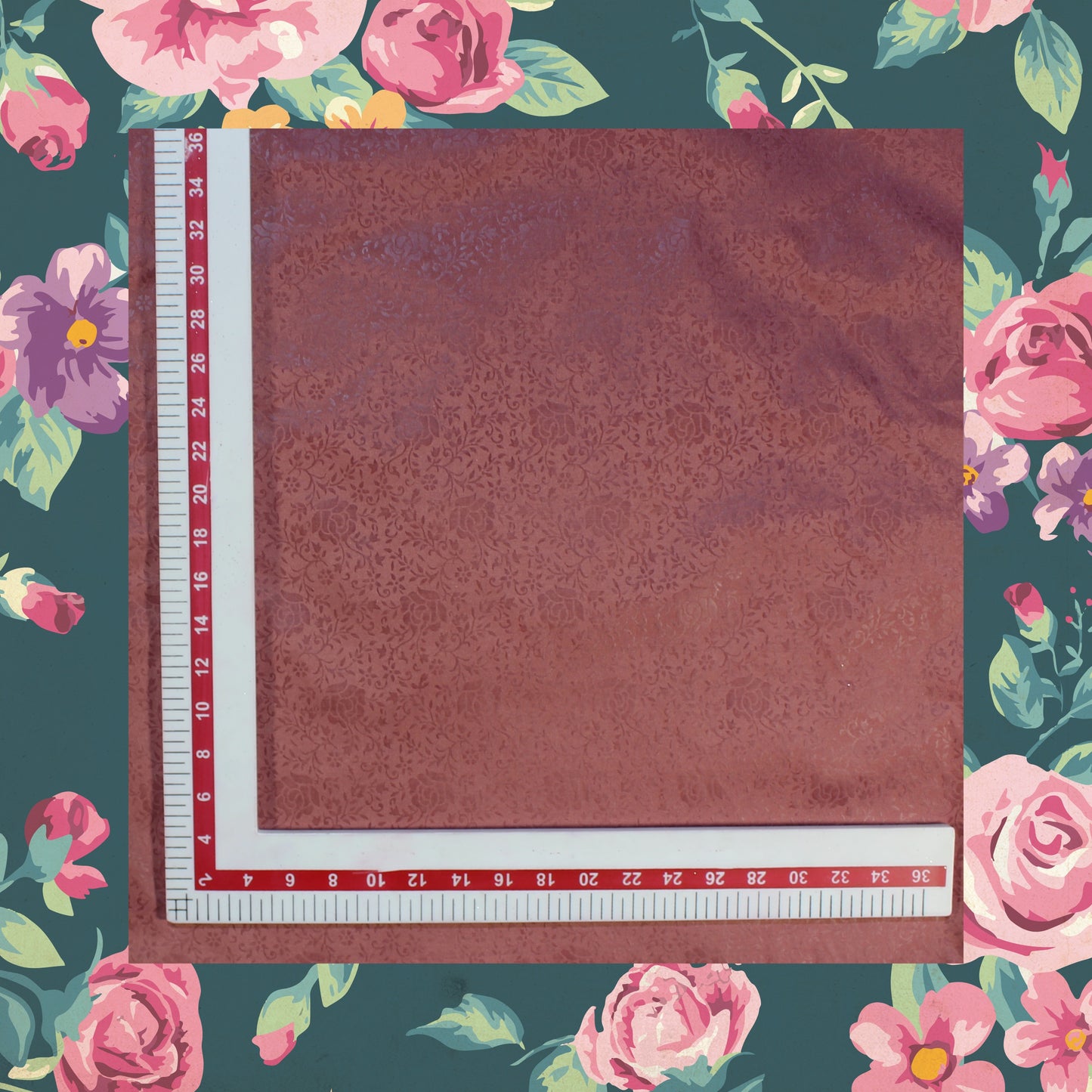 Emboss Print On Two Tone Tafetta (FW-56")
