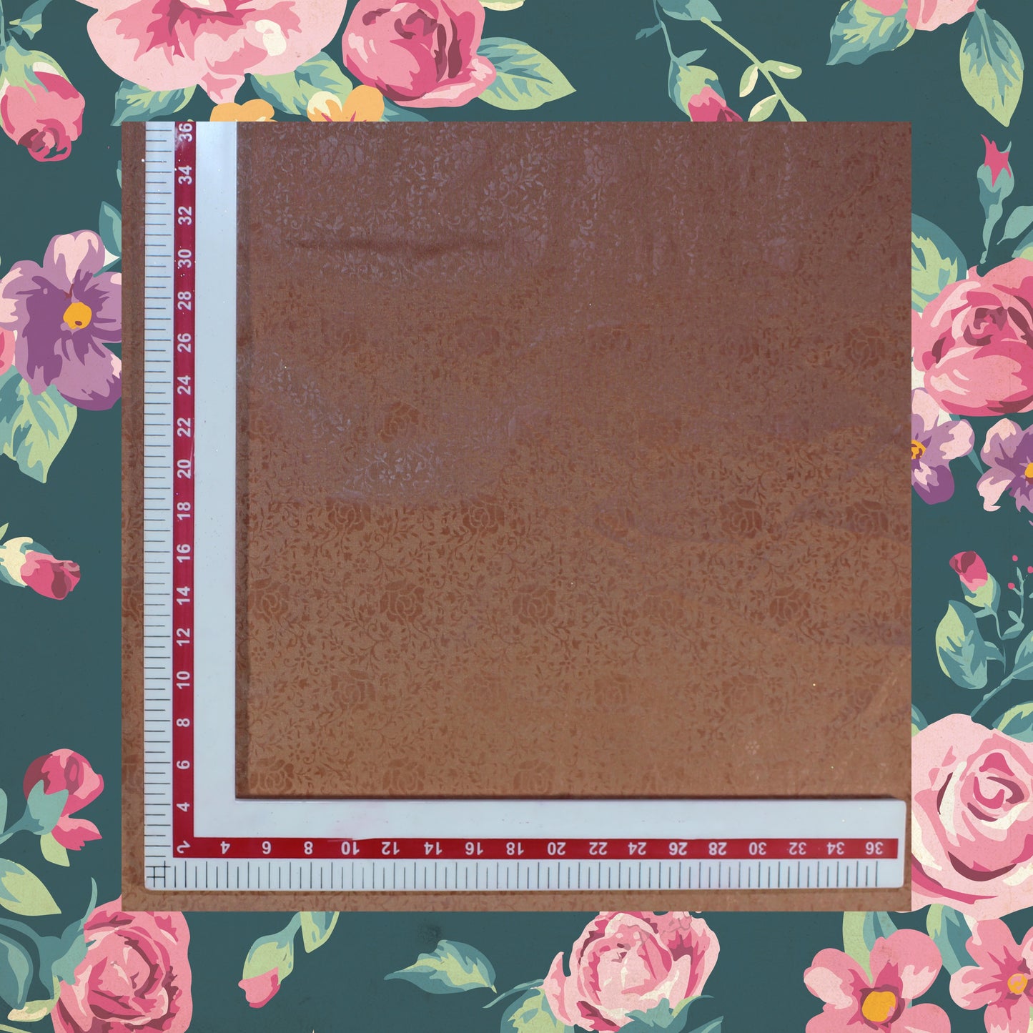 Emboss Print On Two Tone Tafetta (FW-56")