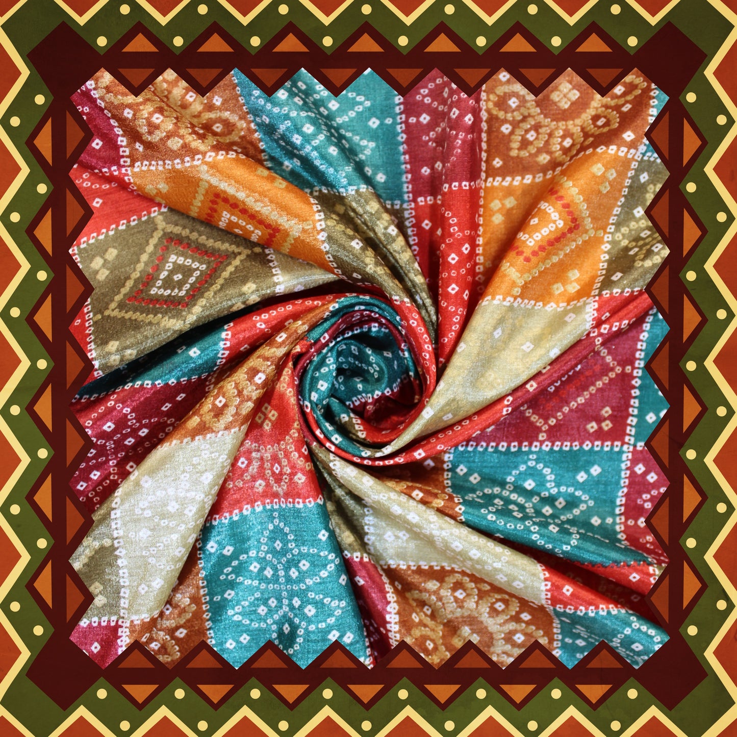 Japanese Chinnon Print Fabric (FW-44}