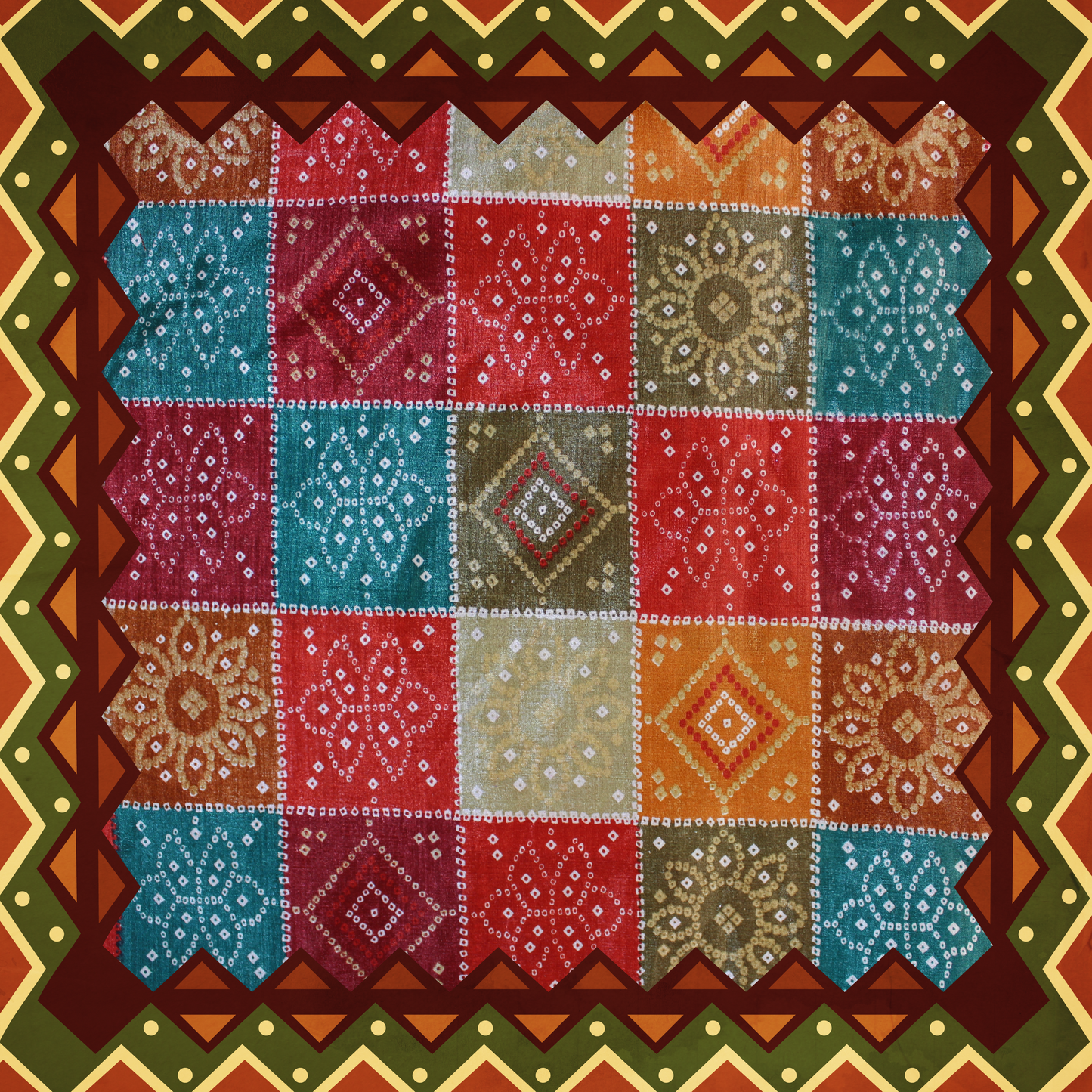 Japanese Chinnon Print Fabric (FW-44}