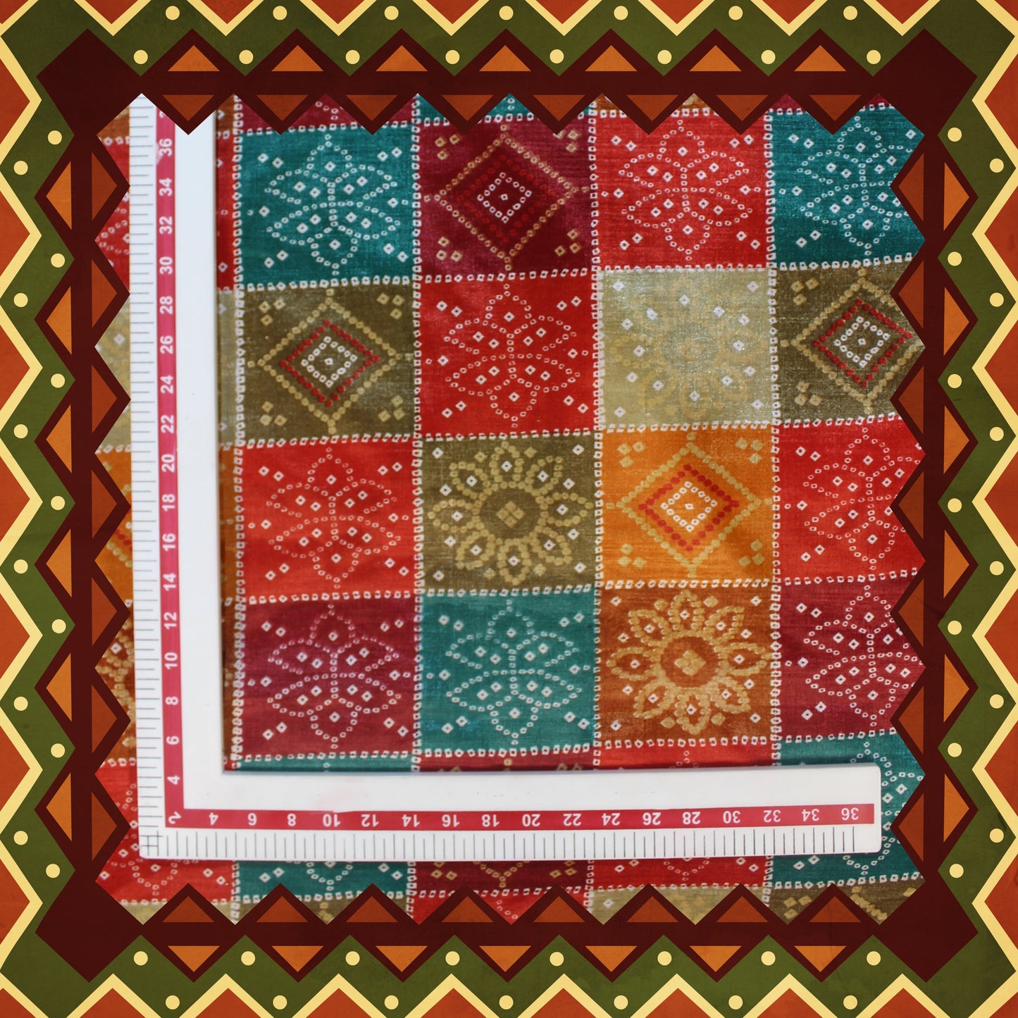 Japanese Chinnon Print Fabric (FW-44}