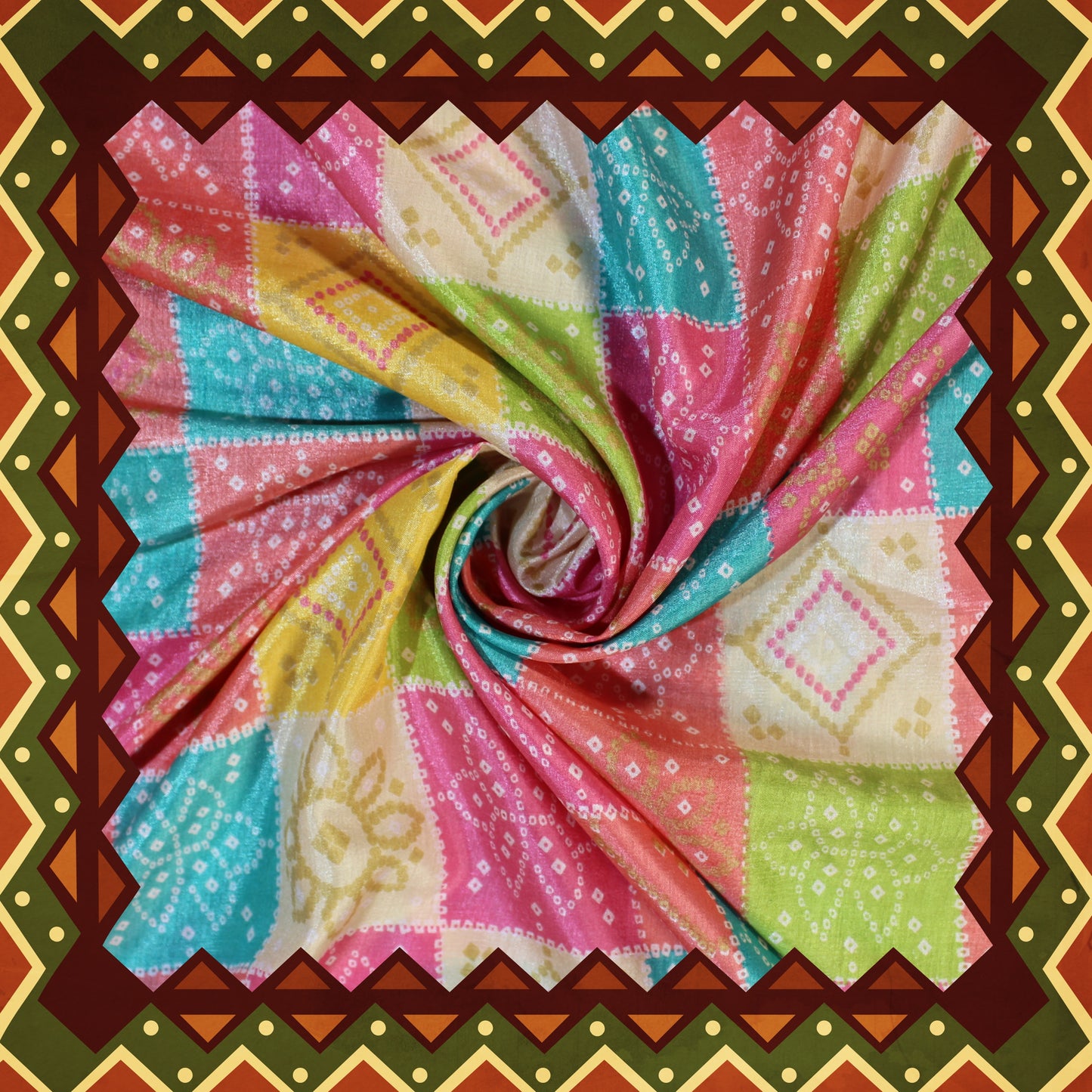 Japanese Chinnon Print Fabric (FW-44}